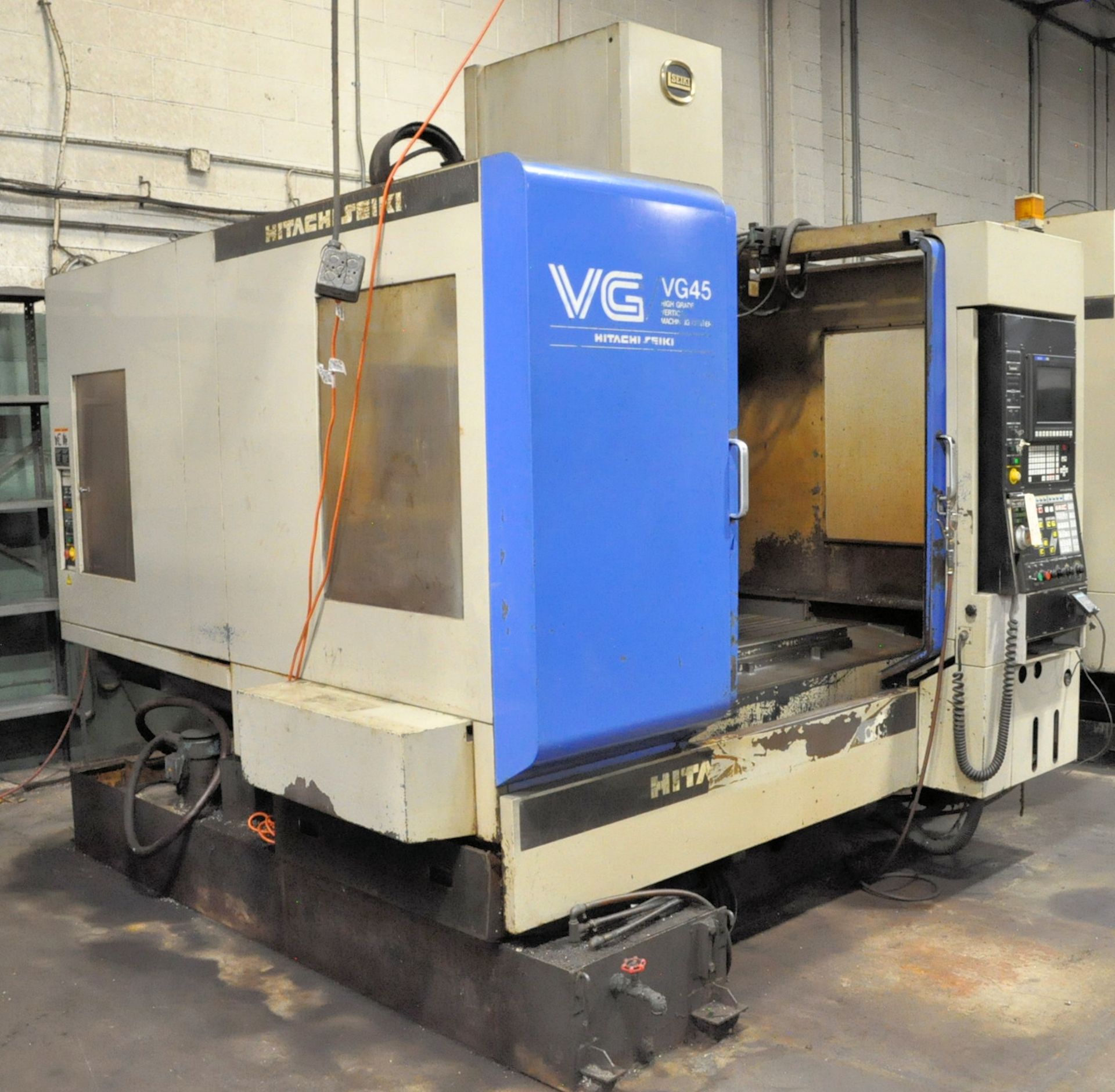 Hitachi-Seiki Model VG45, CNC Vertical Machining Center, S/n VG-45042, 20-Automatic Tool Changer, - Image 3 of 7
