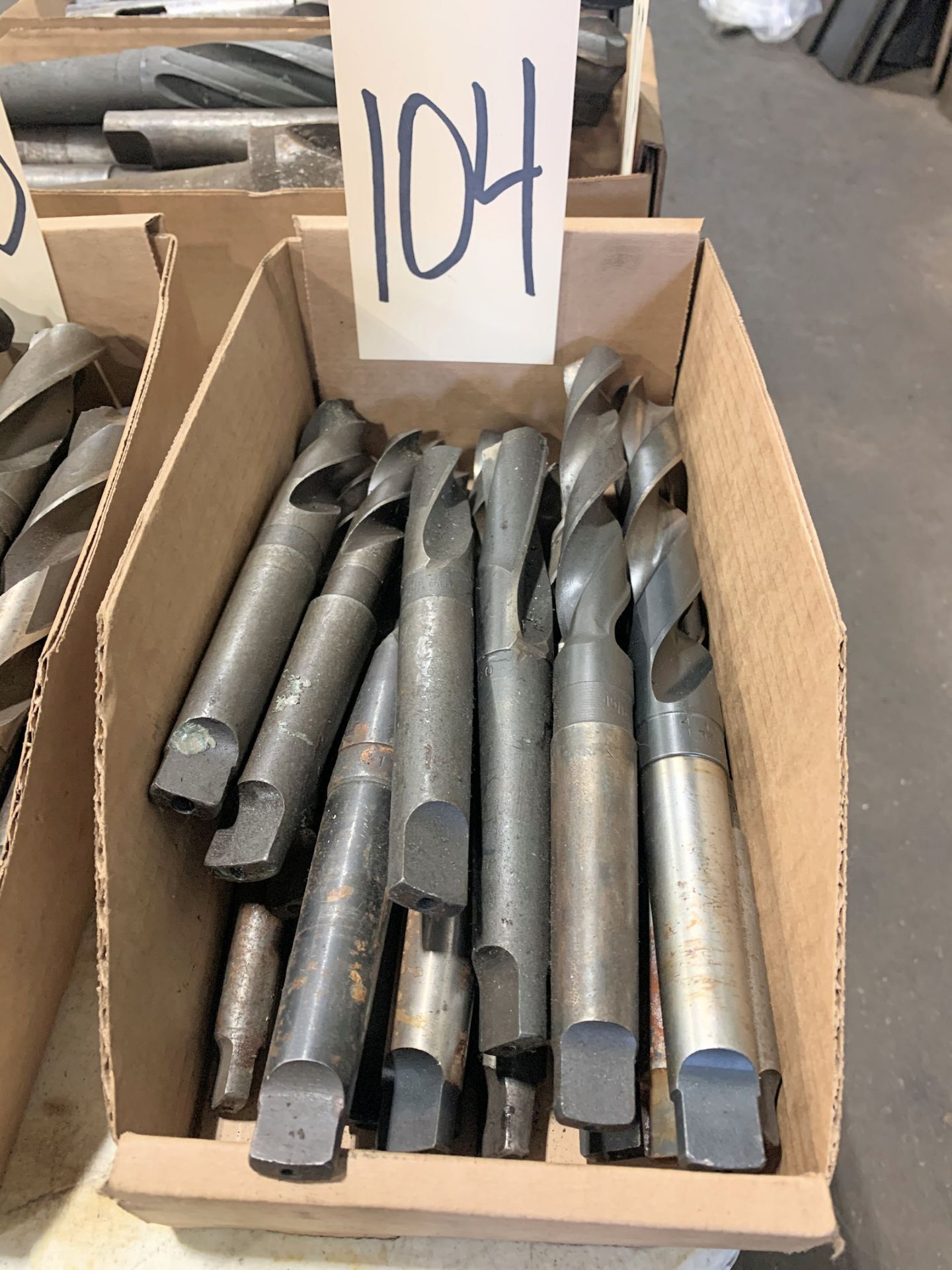 Lot-Taper Shank Drills in (1) Box