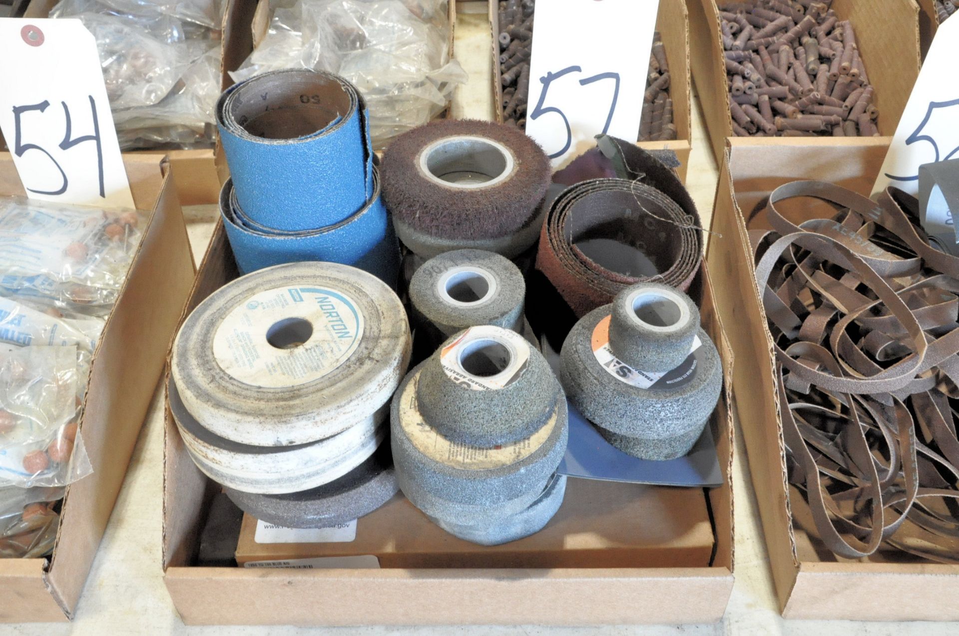 Lot-Grinding Wheels and Various Abrasives in (1) Box