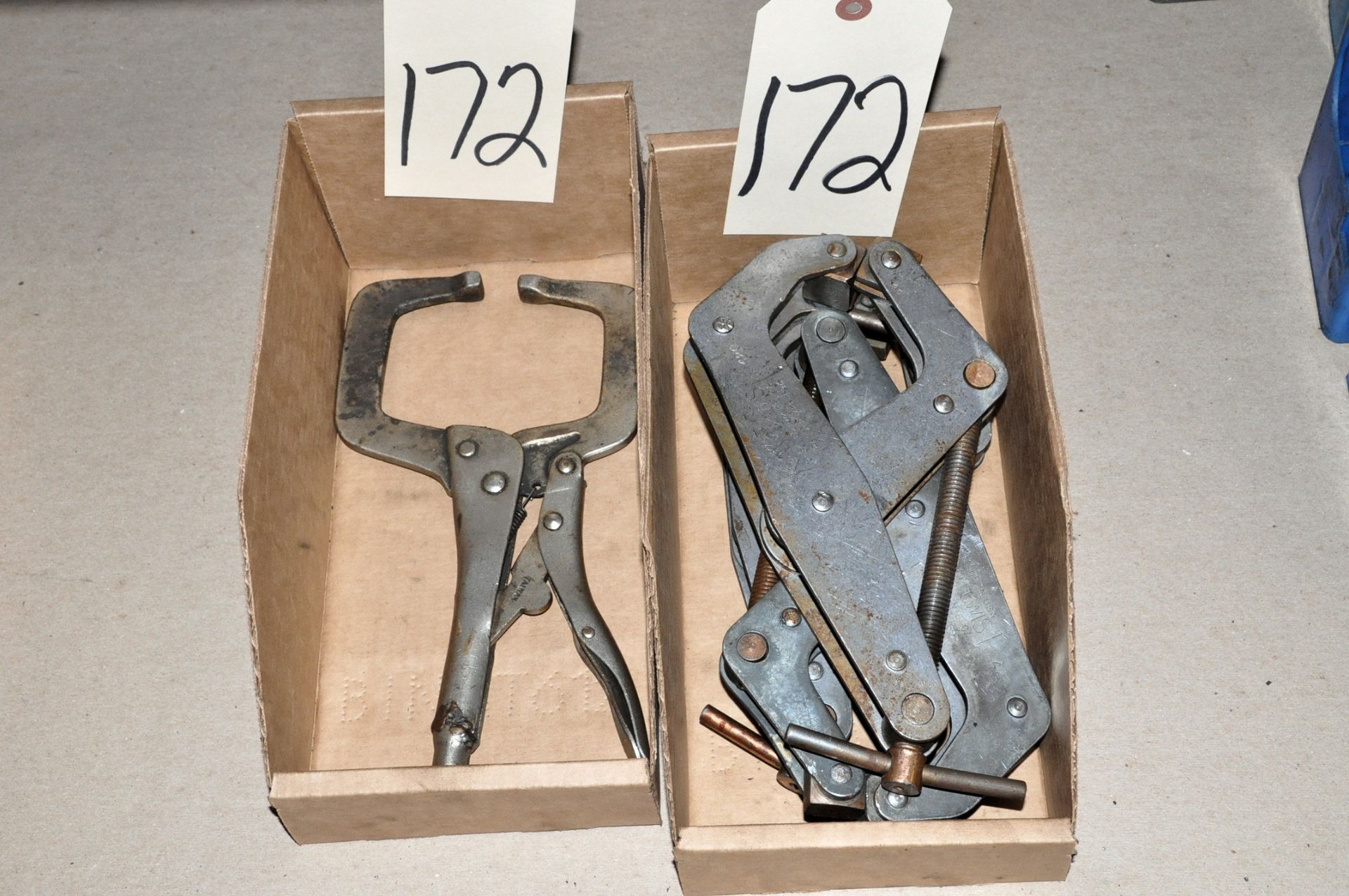 Lot-(1) Pair Vice Grips in (1) Box and Kant Twist Clamps in (1) Box