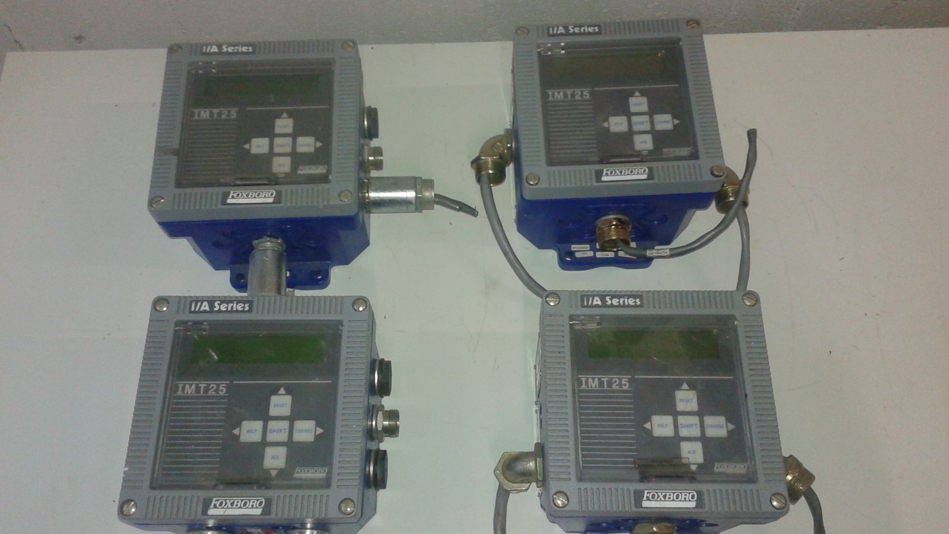 (1) LOT (4) Foxboro Magnetic Flow Transmitters, Model IMT25-PDADB20K-BG - LOCATION - LONDON, ONTARIO