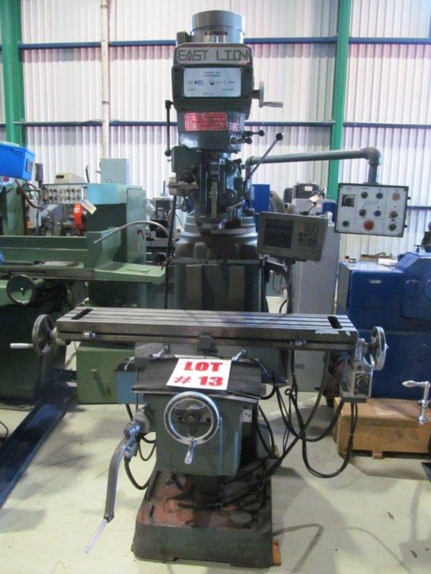 EAST LION MILLING MACHINE, MDL. EL-4VS, S/N 961117, 10'' X 50'' - LOCATION, MONTREAL, QUEBEC