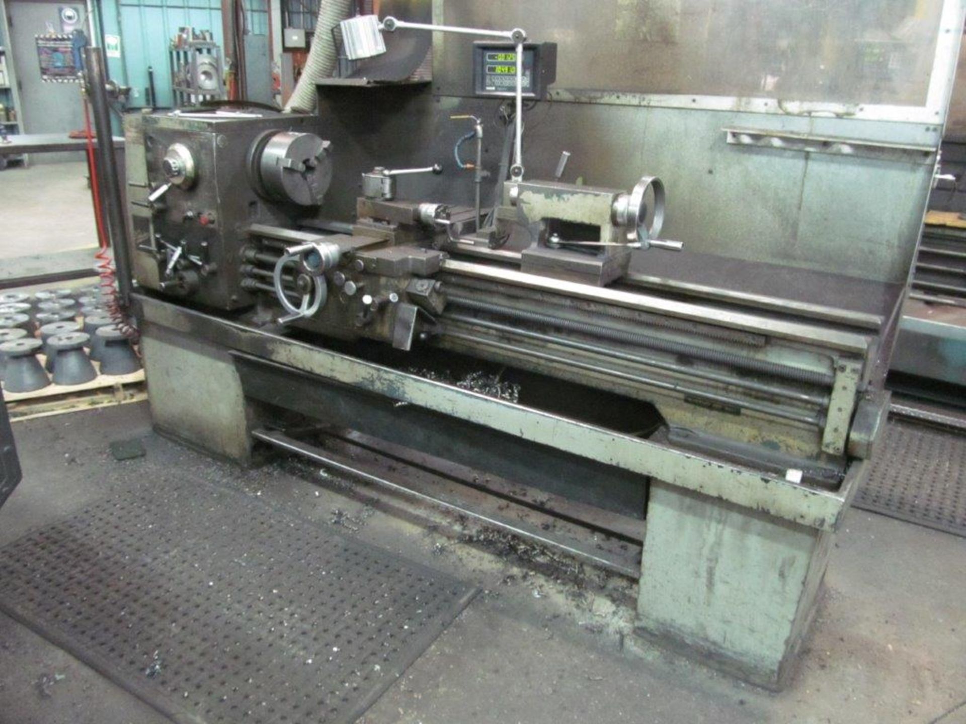 KIRLOSKAR ENGINE LATHE 16” SWING X 60” CENTERS, C/W NEWALL DRO X & Y - LOCATION, Hawkesbury, Ontario