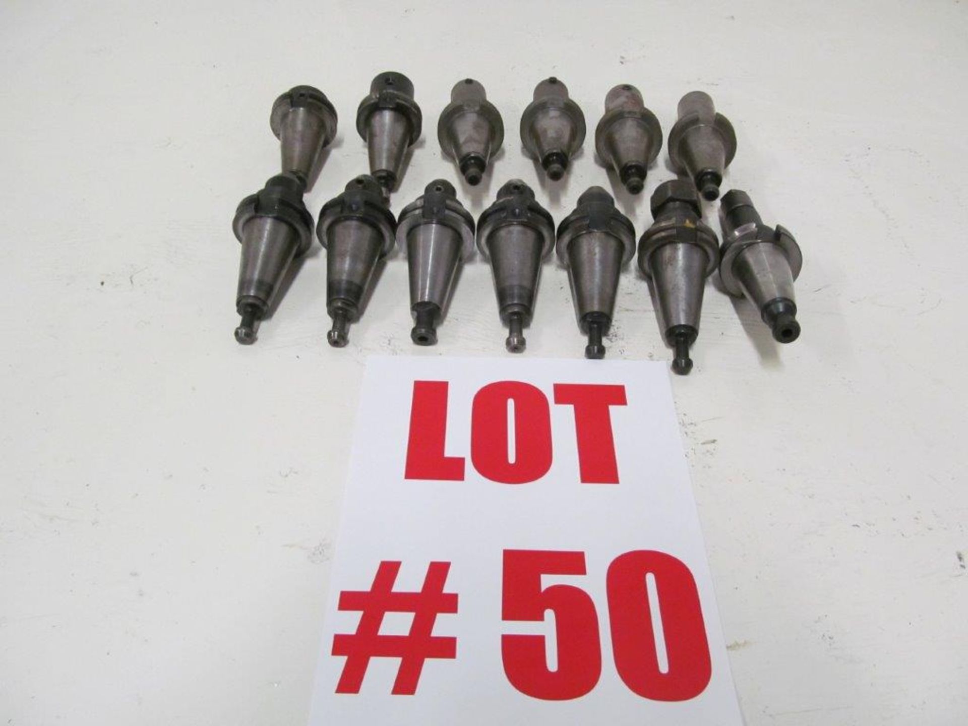 (1) LOT (13) CAT 40 TOOL HOLDERS - LOCATION, HAWKESBURY, ONTARIO