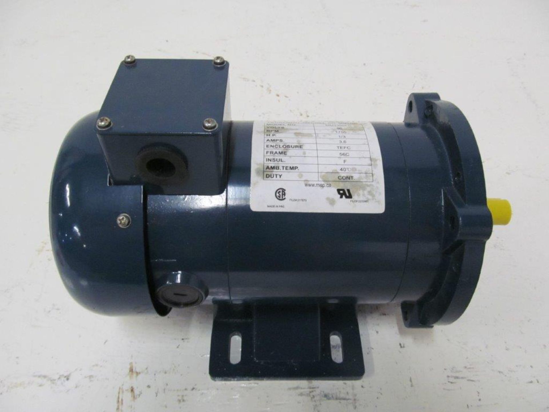 MAX MOTION DC MOTOR, MODEL MM3390FC, 90V, 1/3HP, RPM 1750 - LOCATION, HAWKESBURY, ONTARIO - Image 2 of 3