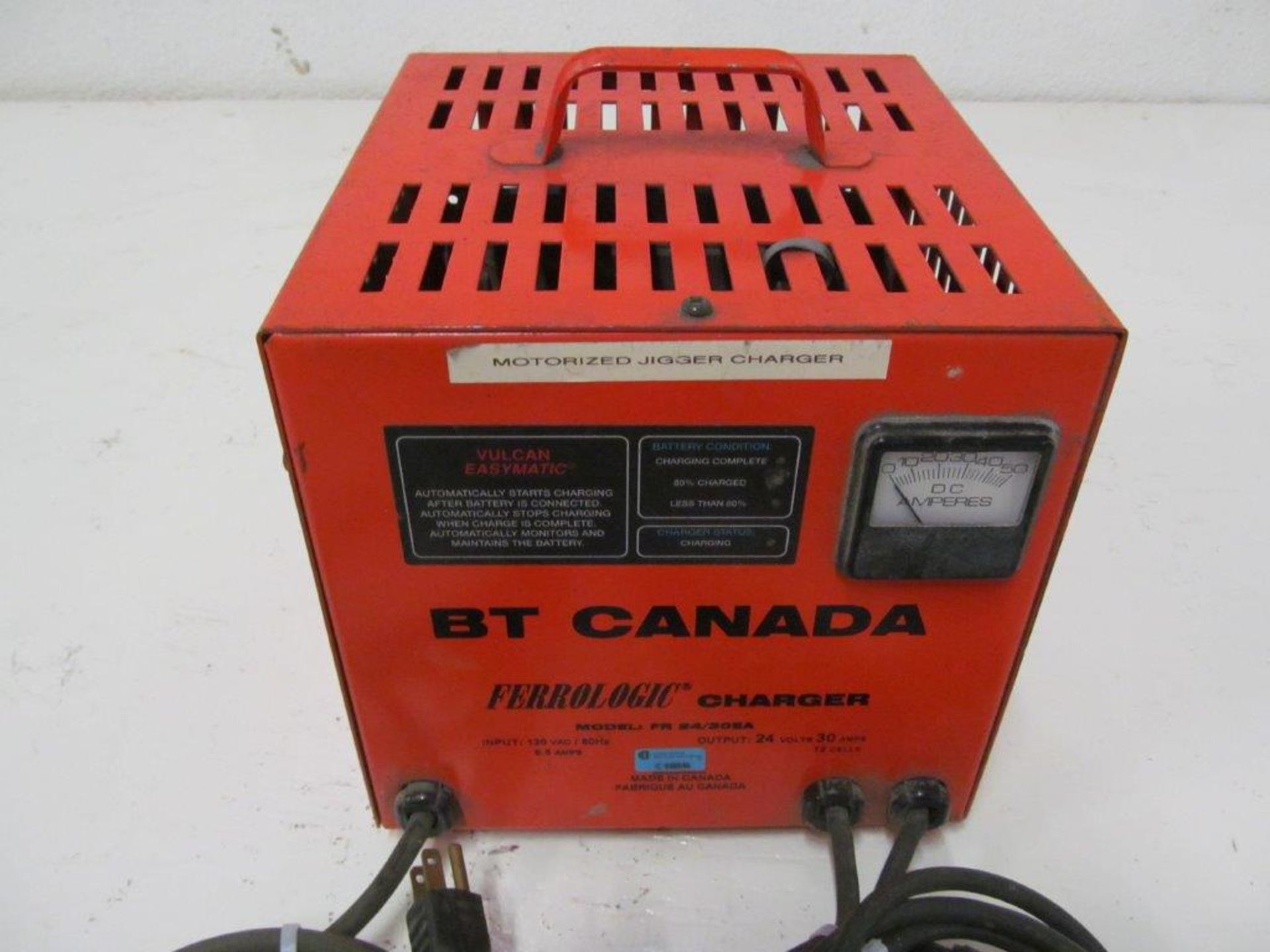 BT CANADA FERRO LOGIC CHARGER, 120V/1PH/60C, 24 VOLTS, 30AMPS - LOCATION, HAWKESBURY, ONTARIO - Image 2 of 2