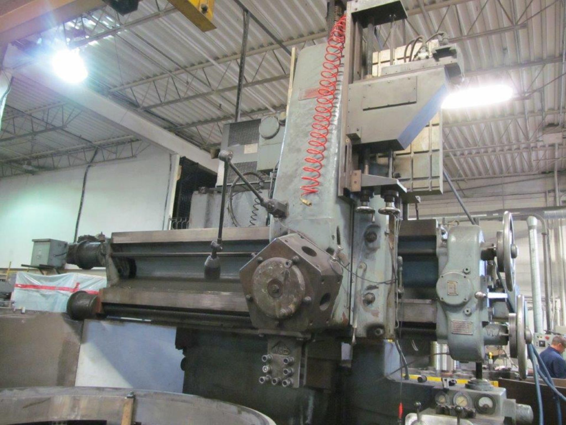 WEBSTER & BENNET VERTICAL BORING MILL,72'' TABLE, 84'' SWING (IN PLANT) - LOCATION, MONTREAL, QUEBEC - Image 2 of 6