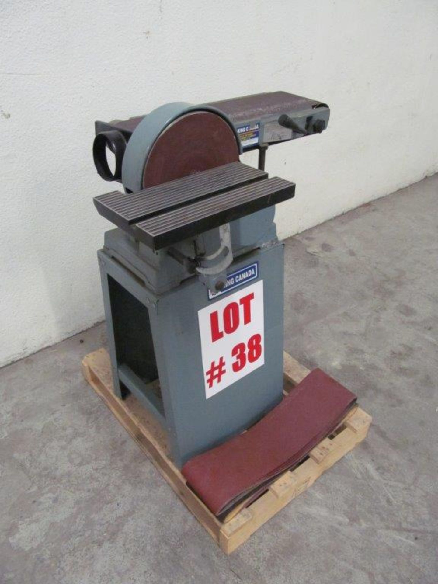 KING 6'' BELT & 9'' DISC SANDER, MODEL KC706L, 110V/1PH/60C - LOCATION, HAWKESBURY, ONTARIO