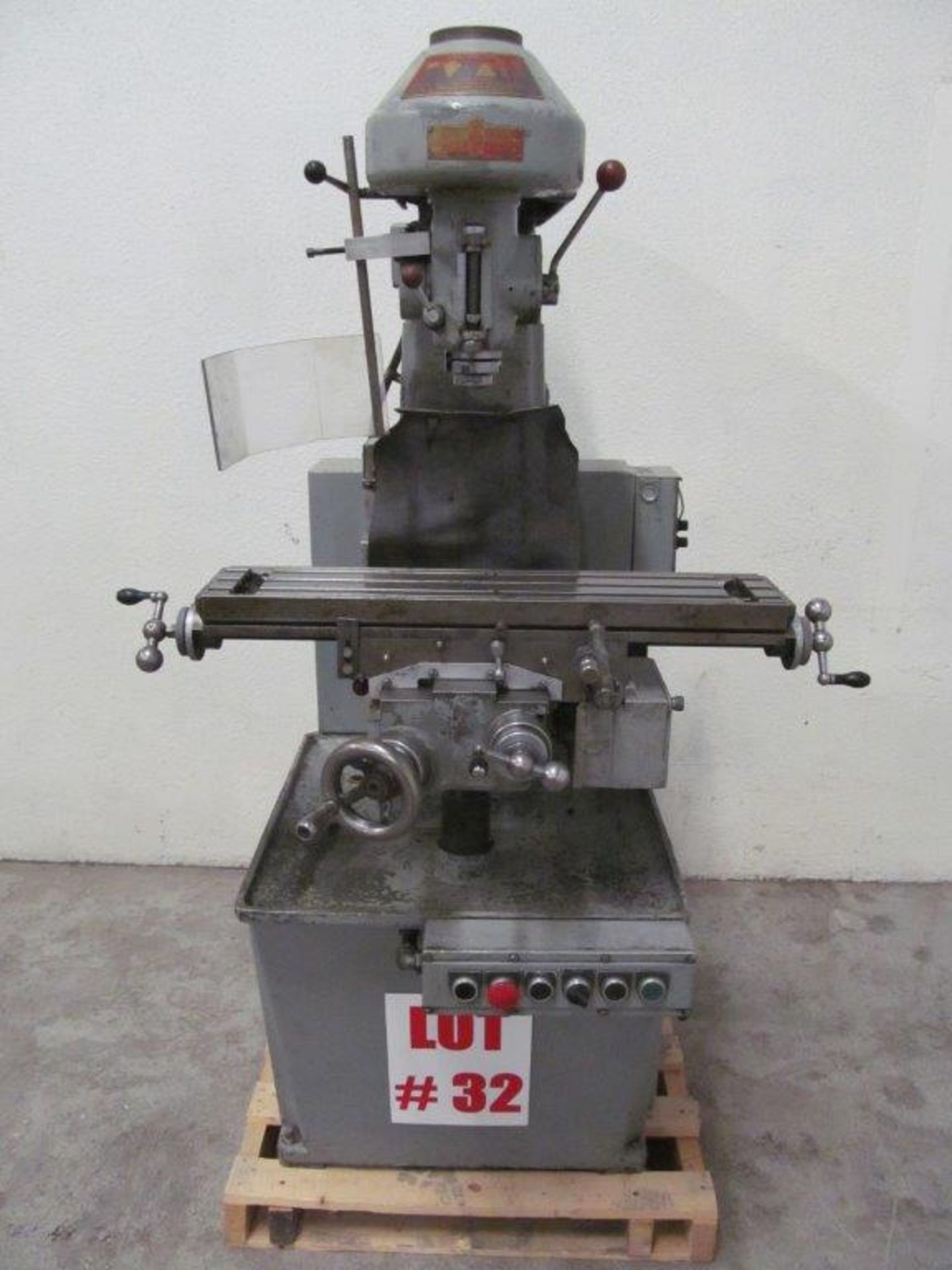 BEAVER VERTICAL MILLING MACHINE, 6'' X 28'' TABLE, 550V/3PH/60C - LOCATION, HAWKESBURY, ONTARIO - Image 2 of 7