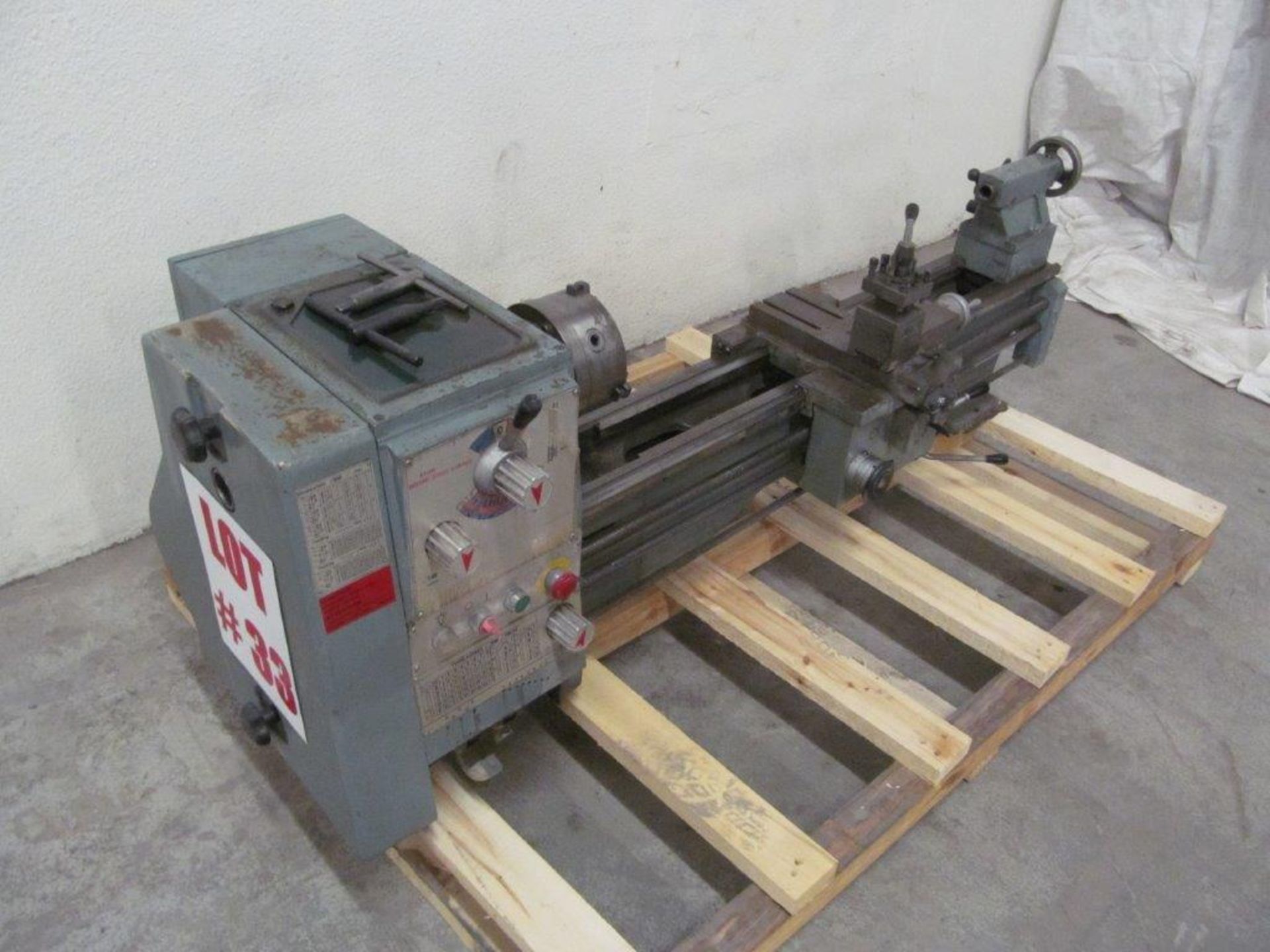 TOOLROOM LATHE, 13'' SWING X 40'' CENTERS, 6'' 3 JAW CHUCK - LOCATION, HAWKESBURY, ONTARIO