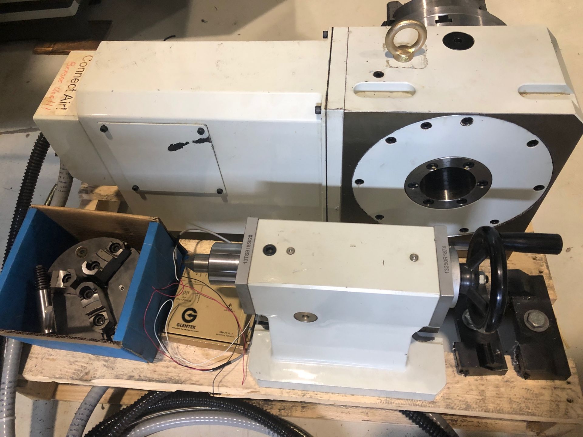 GSA TECHNOLOGY CNC 4TH AXIS ROTARY TABLE, MODEL CNC-250R, 10'' AND 6'' CHUCK. FAGOR READY - Image 3 of 4