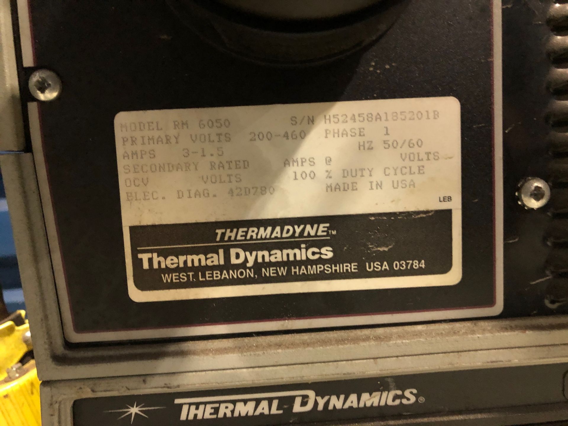 THERMAL-DYNAMICS PLASMA, MODEL PM6040, STACK PACK - LOCATION, MONTREAL, QUEBEC - Image 4 of 6