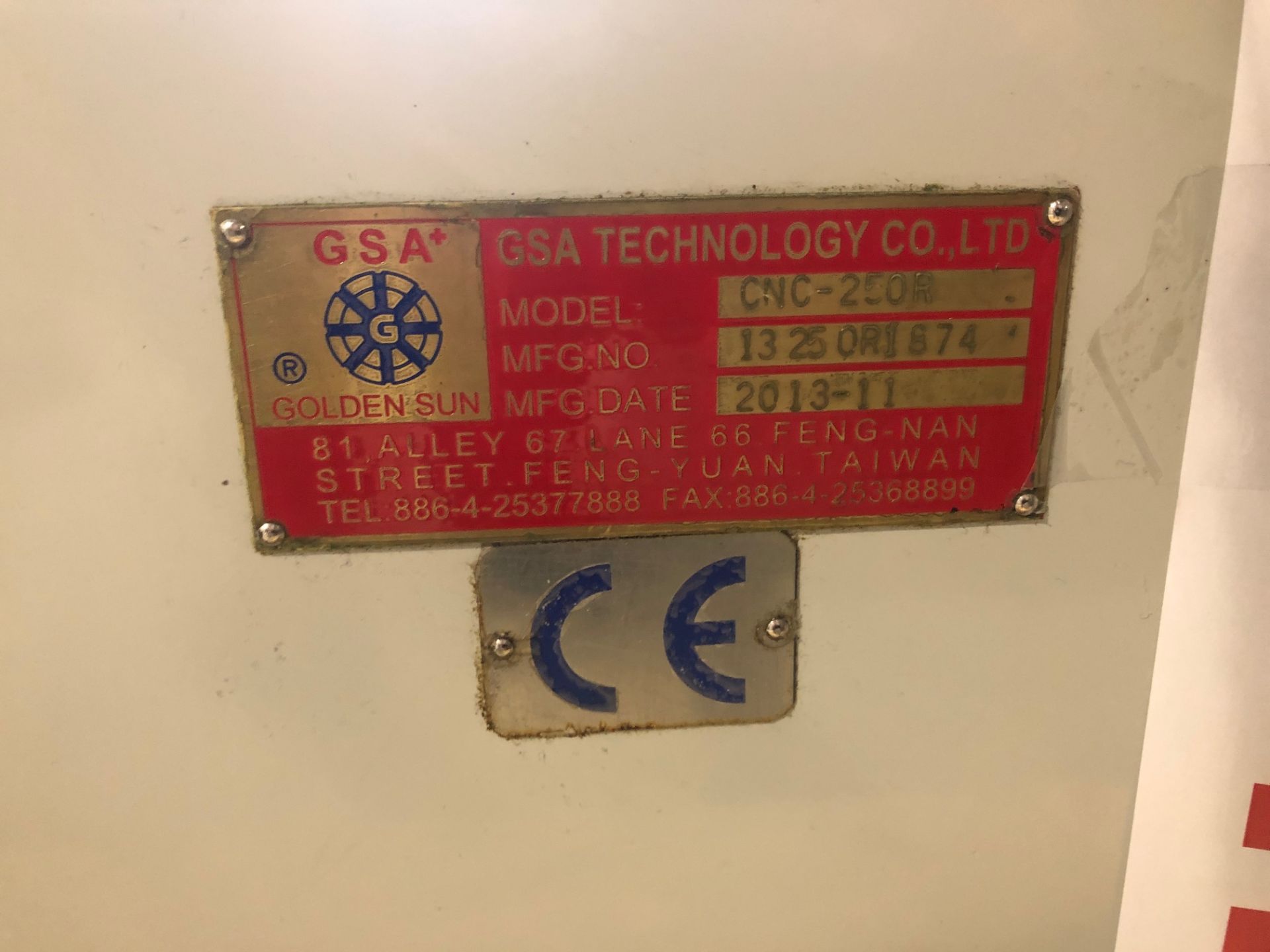 GSA TECHNOLOGY CNC 4TH AXIS ROTARY TABLE, MODEL CNC-250R, 10'' AND 6'' CHUCK. FAGOR READY - Image 4 of 4