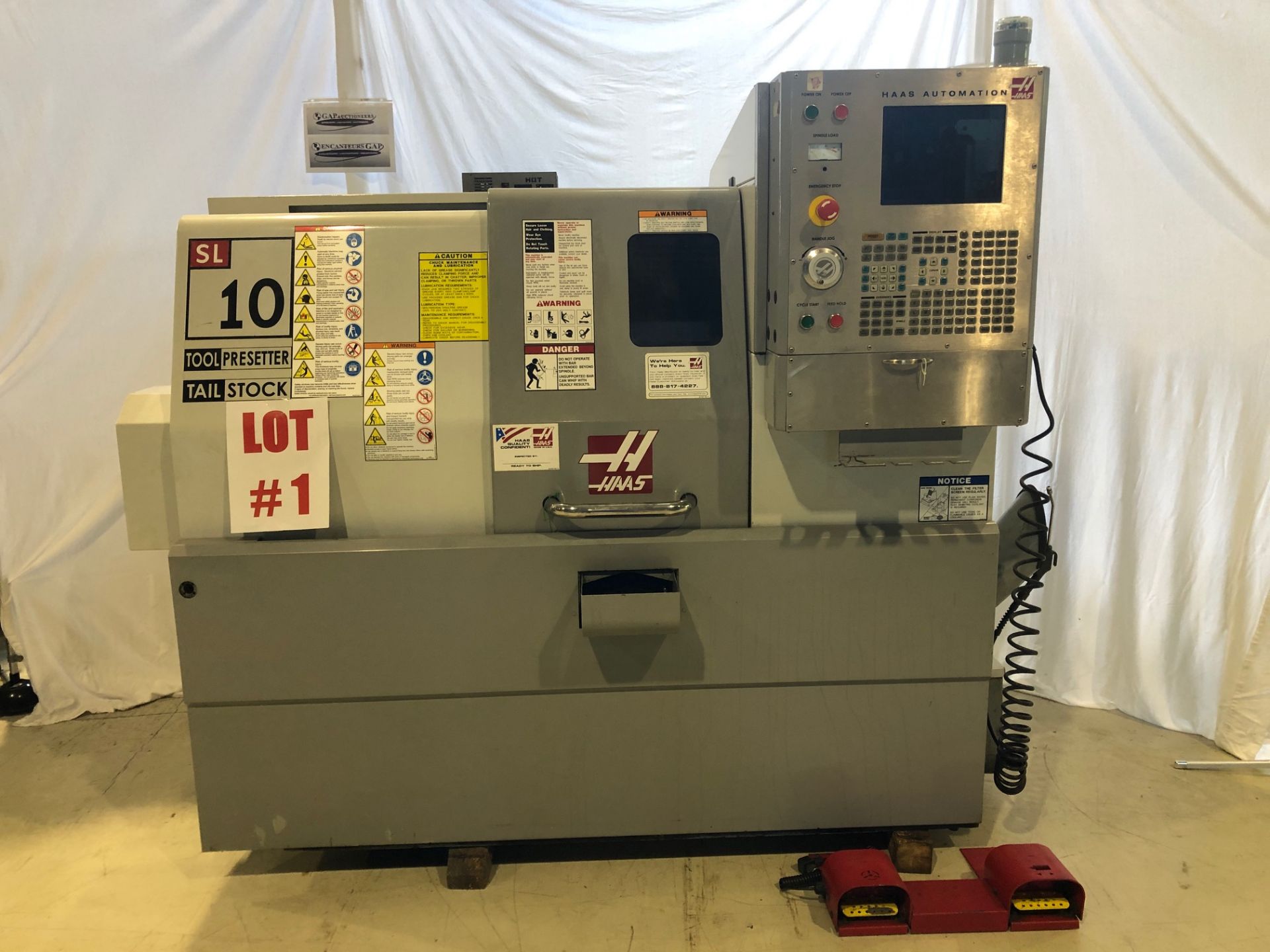 HAAS CNC LATHE, MODEL SL-10, 11'' X 14'', S/N 3074288 - LOCATION, MONTREAL, QUEBEC