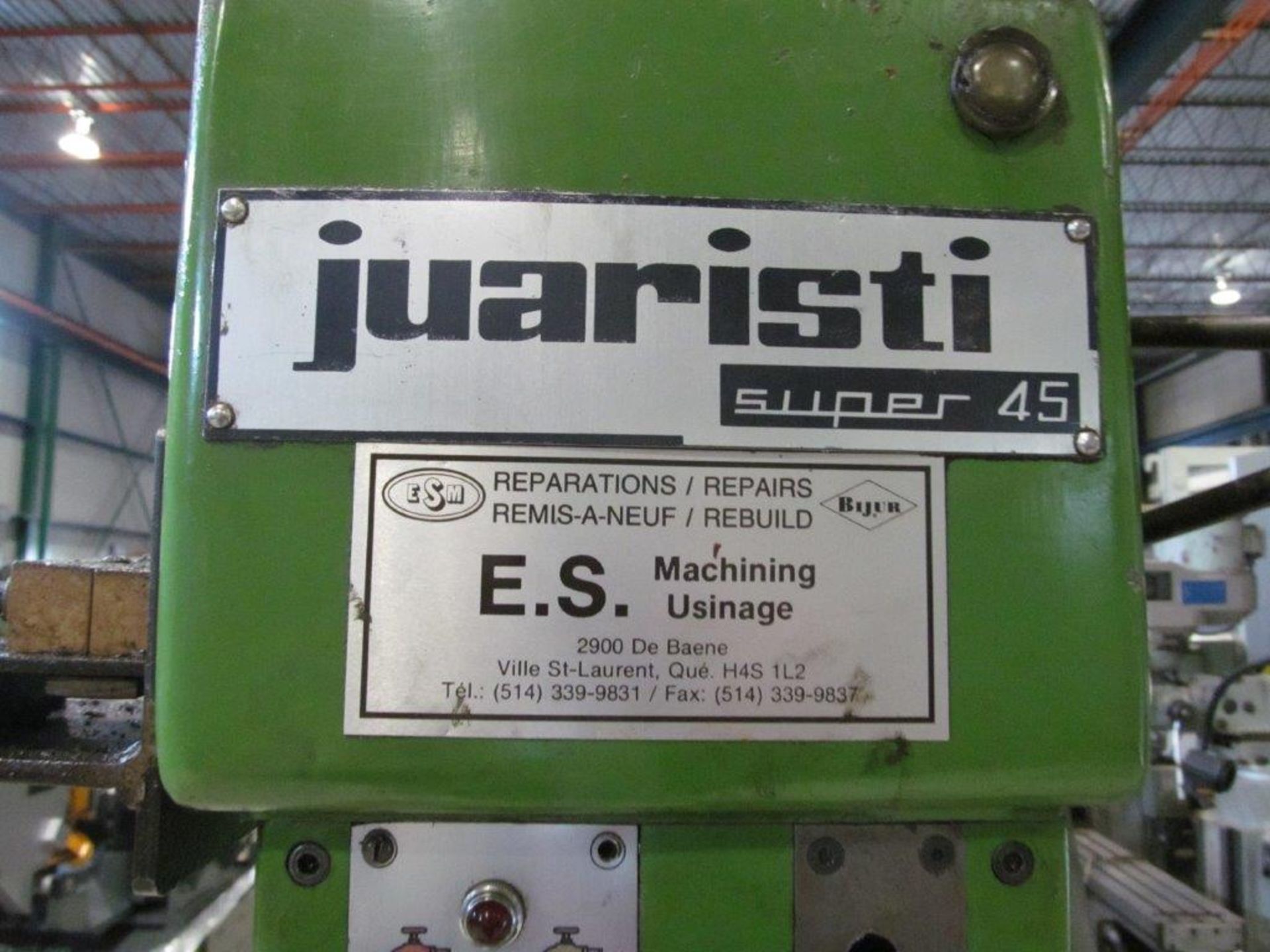 JUARISTI COLUMN DRILL, MODEL SUPER 45, S/N 6069 - Image 3 of 3