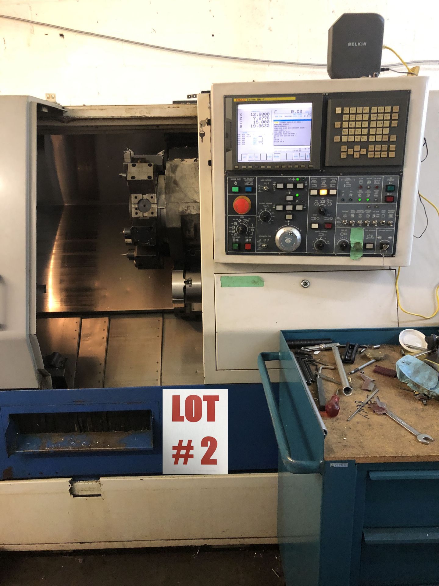 DAEWOO LATHE (CNC), MODEL. PUMA 230MSB, S/N 23MS2545