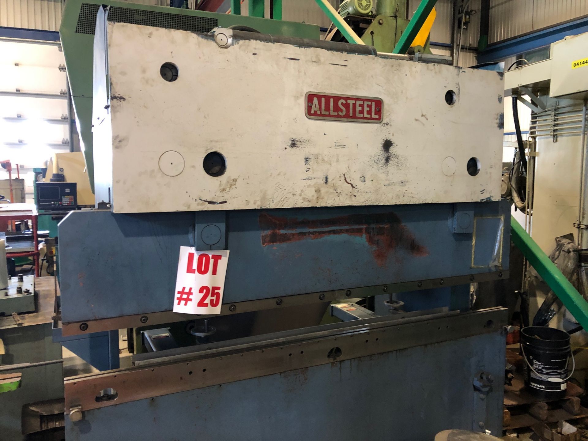 ALLSTEEL PRESS BRAKE NC, MODEL 45-8, S/N 823, 8' X 45 TON