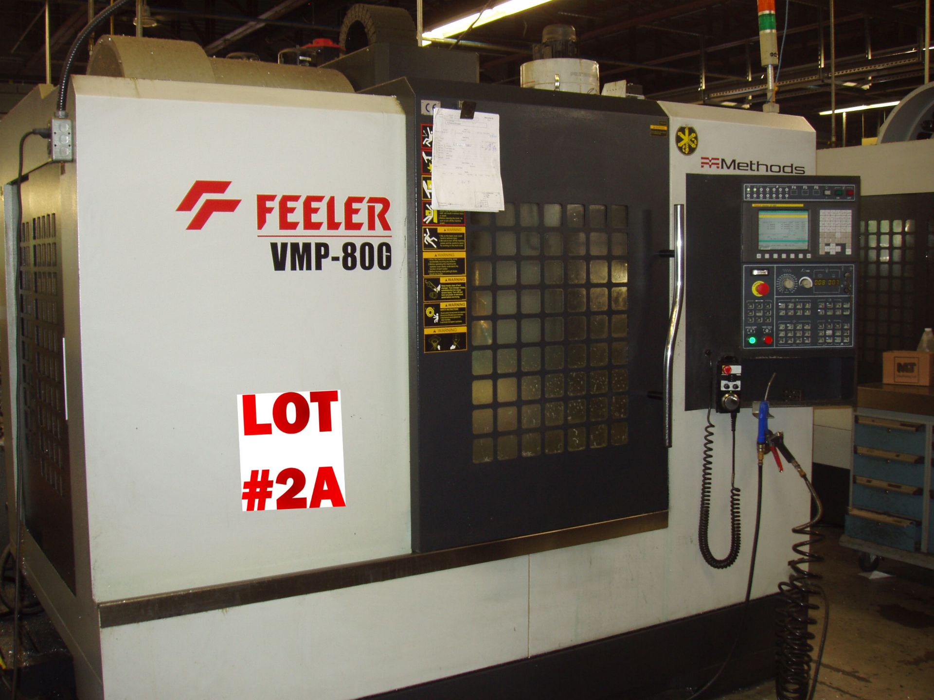 FEELER VMC, MODEL VMP-800, FANUC Oi-MC, 10,000RPM, BT40, 25,HP