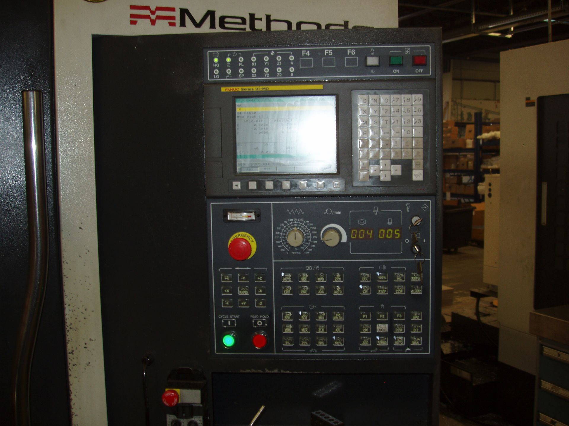 FEELER VMC, MODEL VMP-800, FANUC Oi-MC, 10,000RPM, BT40, 25,HP - Image 4 of 9