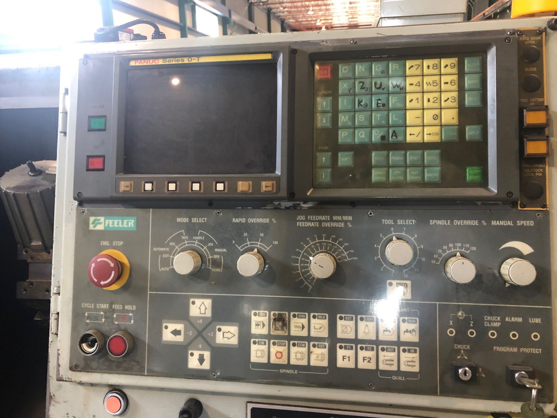 FEELER CNC LATHE, MODEL FTC-20, S/N TD123 - Image 3 of 8