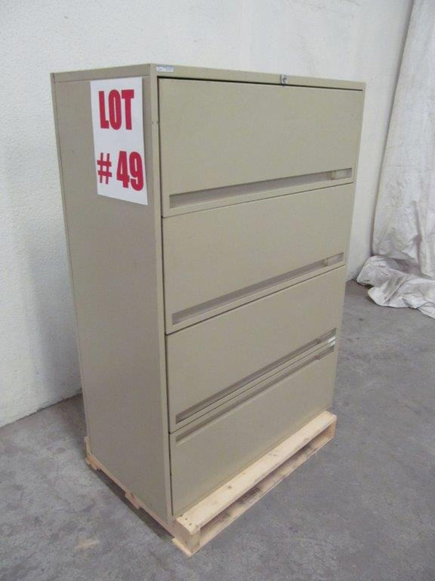 STEEL FILING CABINET (4 DRAWER) 36'' X 18'' X 51'' HIGH - LOCATION - HAWKESBURY, ONTARIO