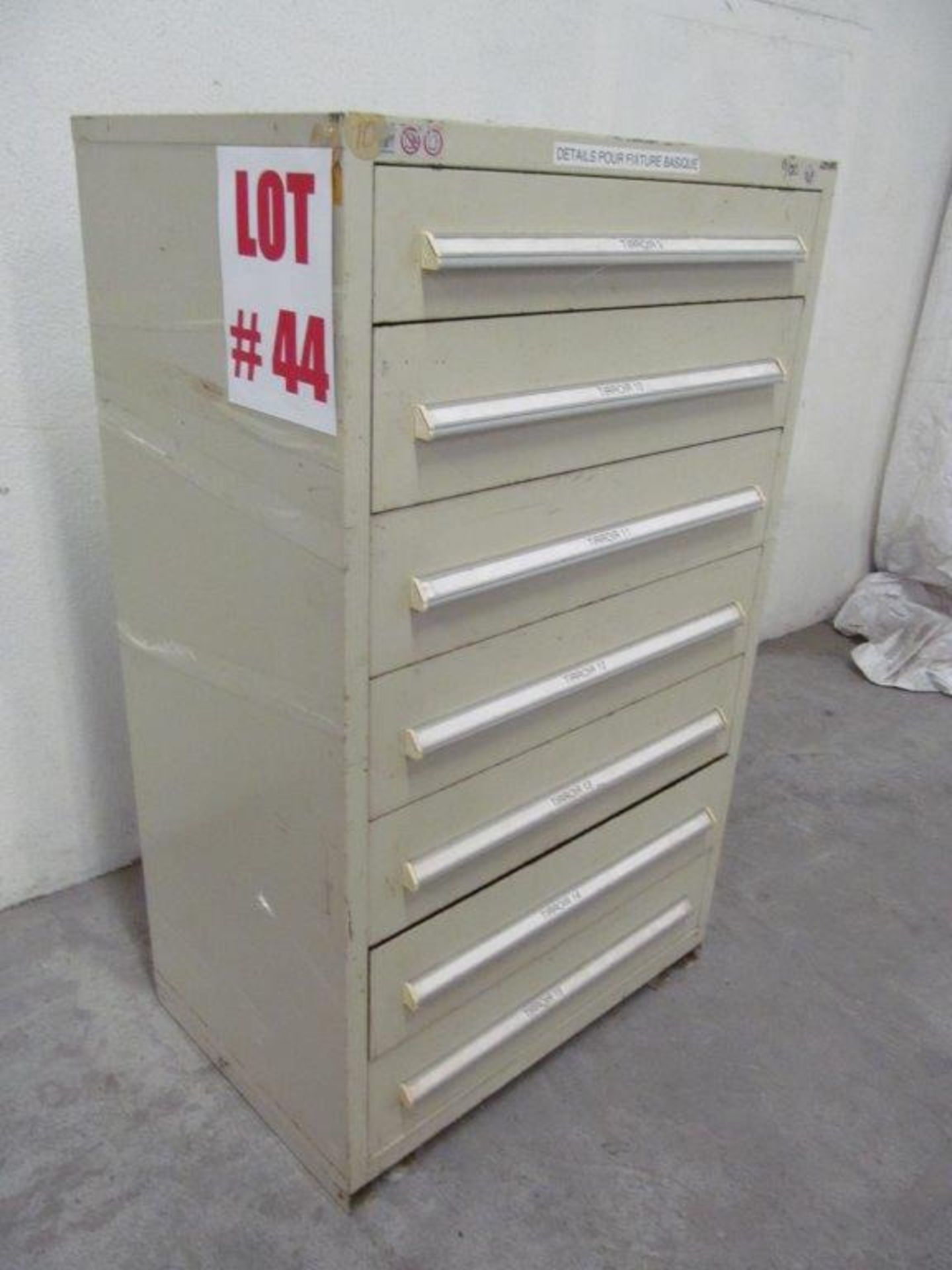 7 DRAWER TOOL CABINET, 24'' X 36'' X 60'' HIGH - LOCATION - HAWKESBURY, ONTARIO