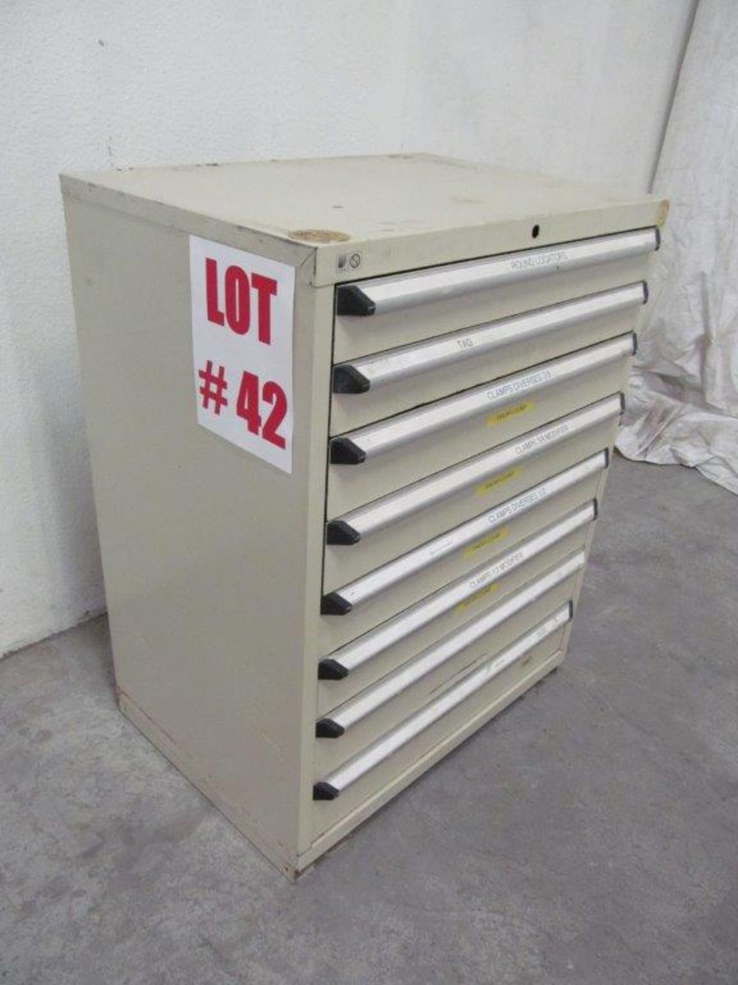 8 DRAWER TOOL CABINET, 24'' X 35'' X 48'' HIGH - LOCATION - HAWKESBURY, ONTARIO