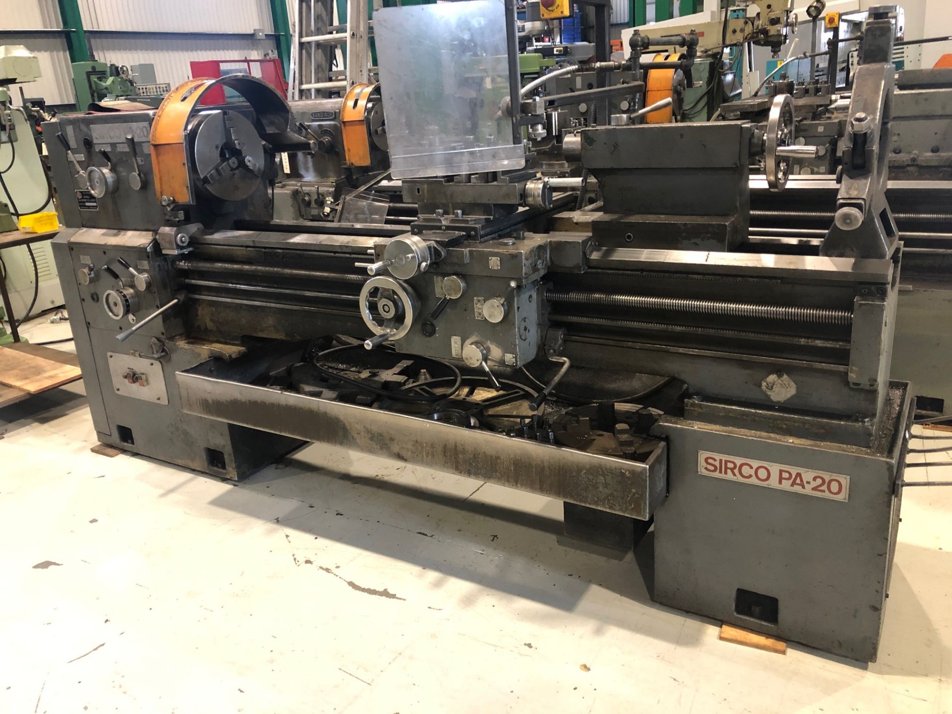 SIRCO LATHE, MODEL PA-20, 20'' X 60'' - LOCATION, MOTREAL, QUEBEC - Image 3 of 4