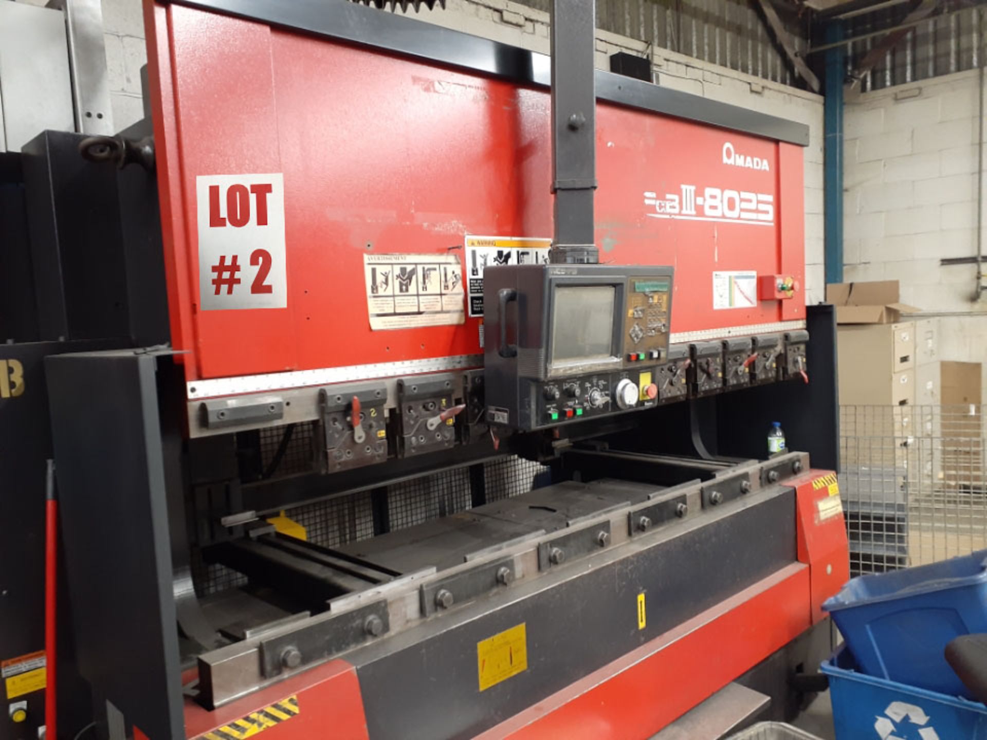 AMADA CNC PRESS BRAKE, MODEL FCB III-8025, 8' X 88 TON - LOCATION - MONTREAL, QUEBEC