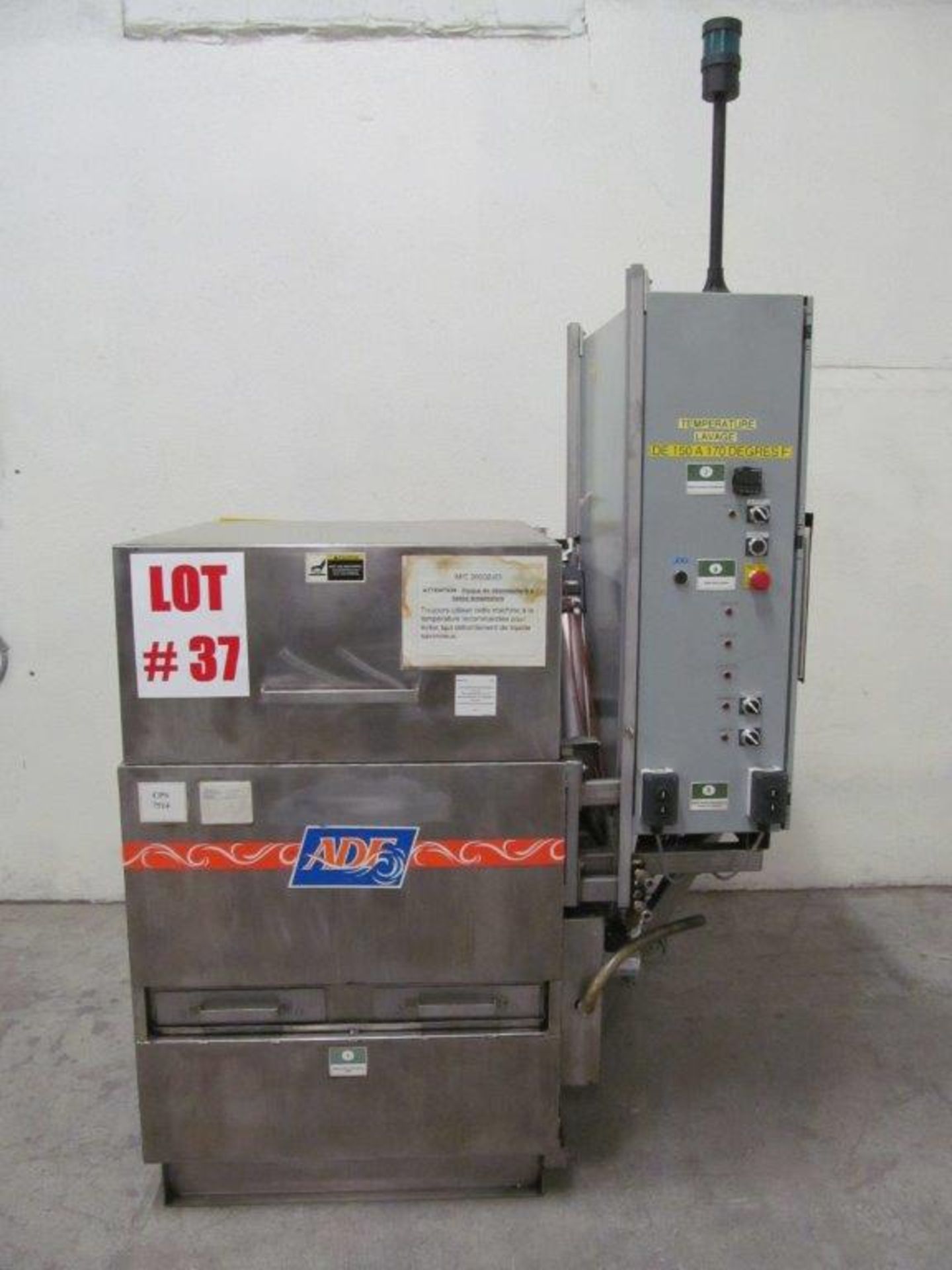 ADF SYSTEMS CLEANER/WASHER/DEGREASER, MODEL 200, S/N 512-4890, 575V/3PH/60C - LOCATION - HAWKESBURY, - Image 2 of 5