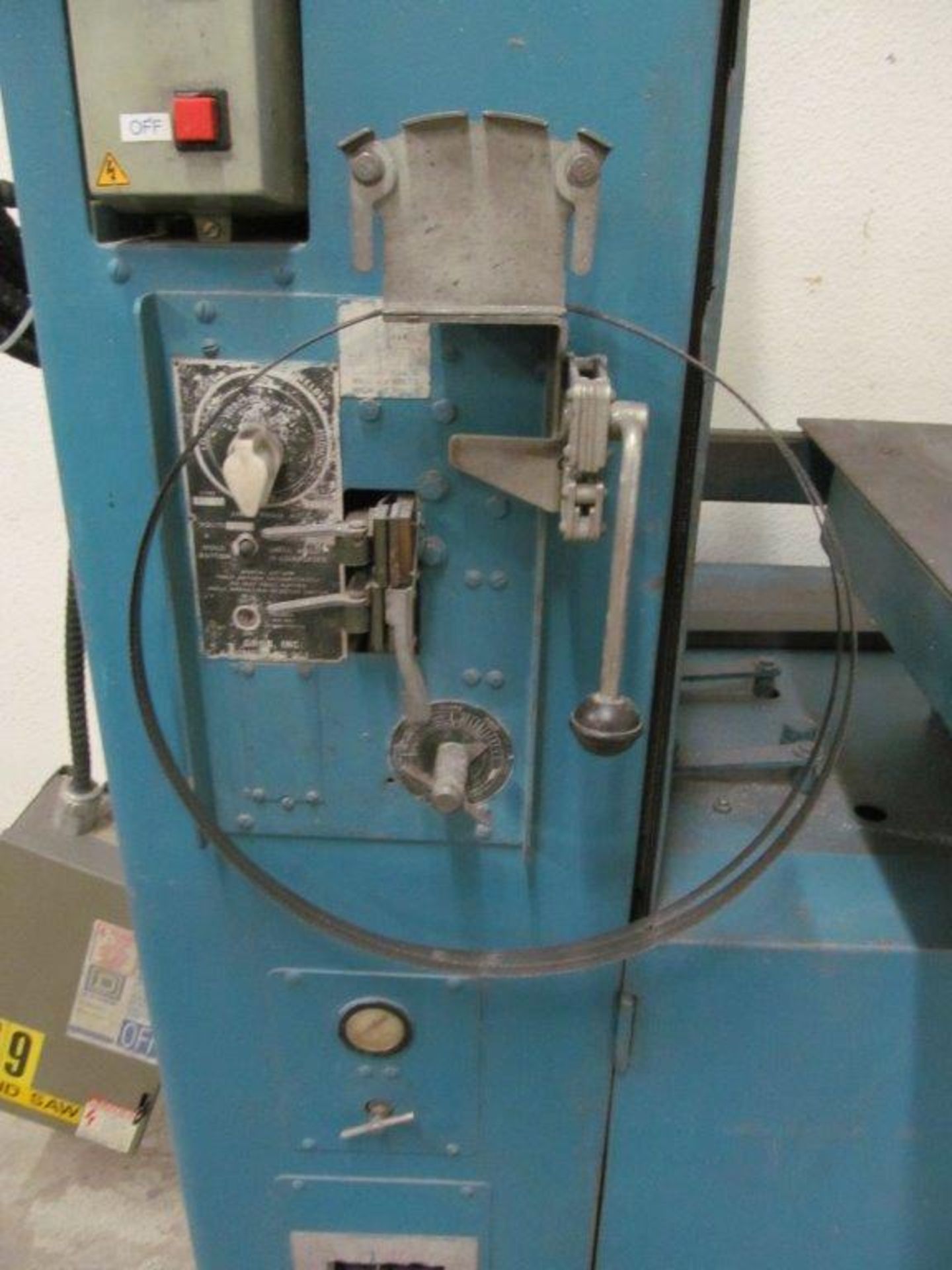 GROB VERTICAL BANDSAW (USA), 18'' THROAT - LOCATION - HAWKESBURY, ONTARIO - Image 3 of 3