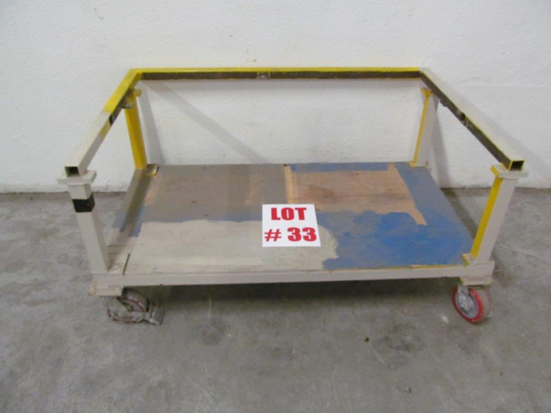 HEAVY DUTY STEEL CART ON CASTERS - LOCATION - HAWKESBURY, ONTARIO - Image 2 of 2