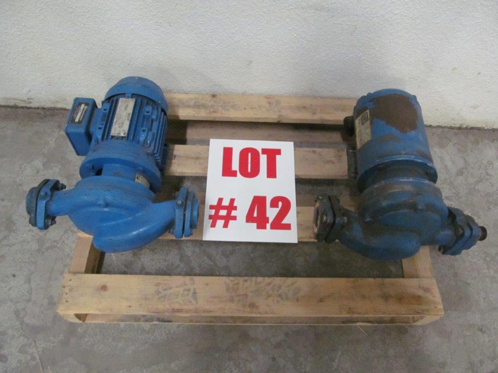 LOT (2) WATER PUMPS - LOCATION - HAWKESBURY, ONTARIO