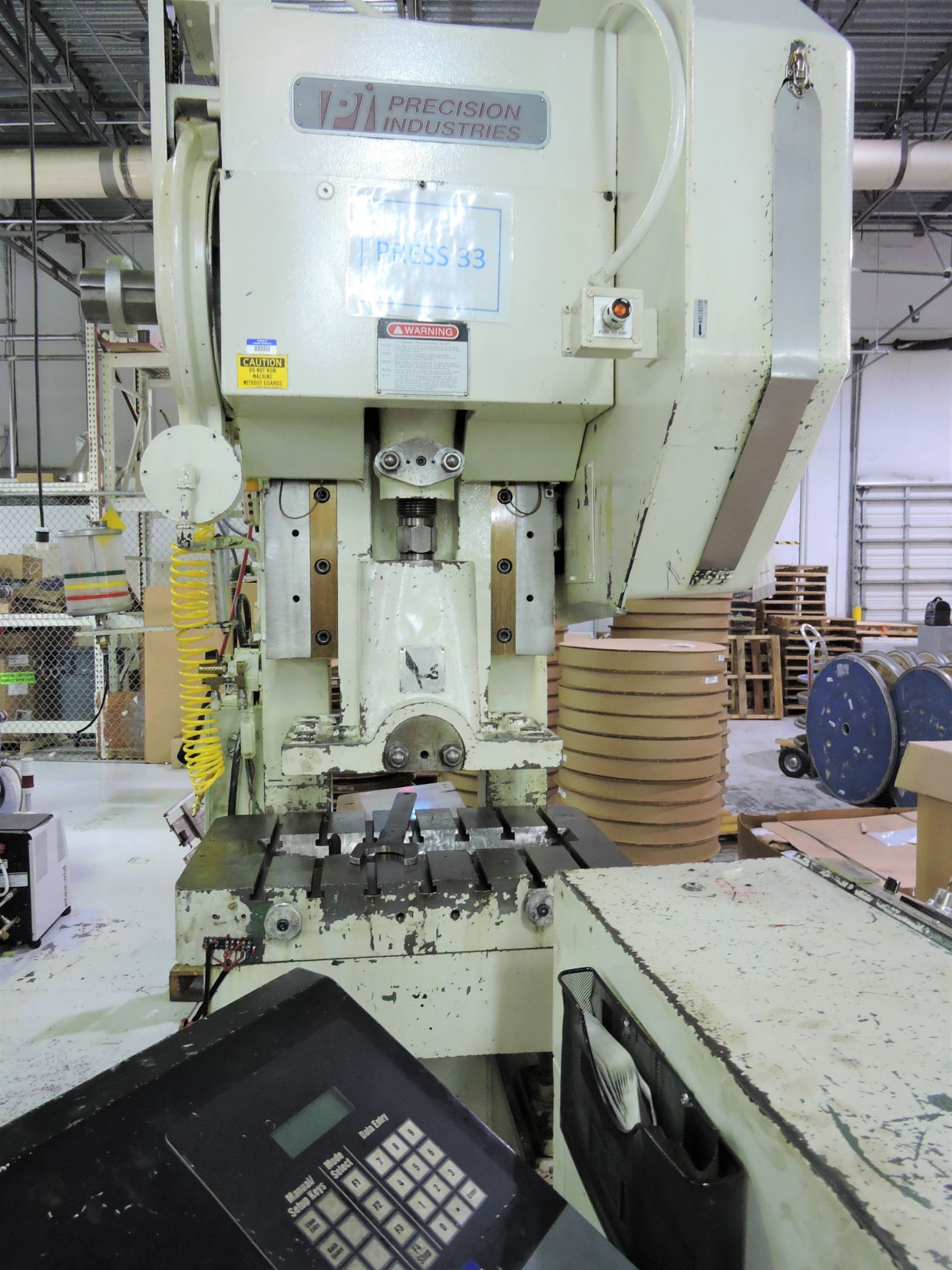 PRECISION INDUSTRIES POWER PUNCH PRESS O.B. TYPE HIGH PRECISION, HIGH SPEED GAP TYPE