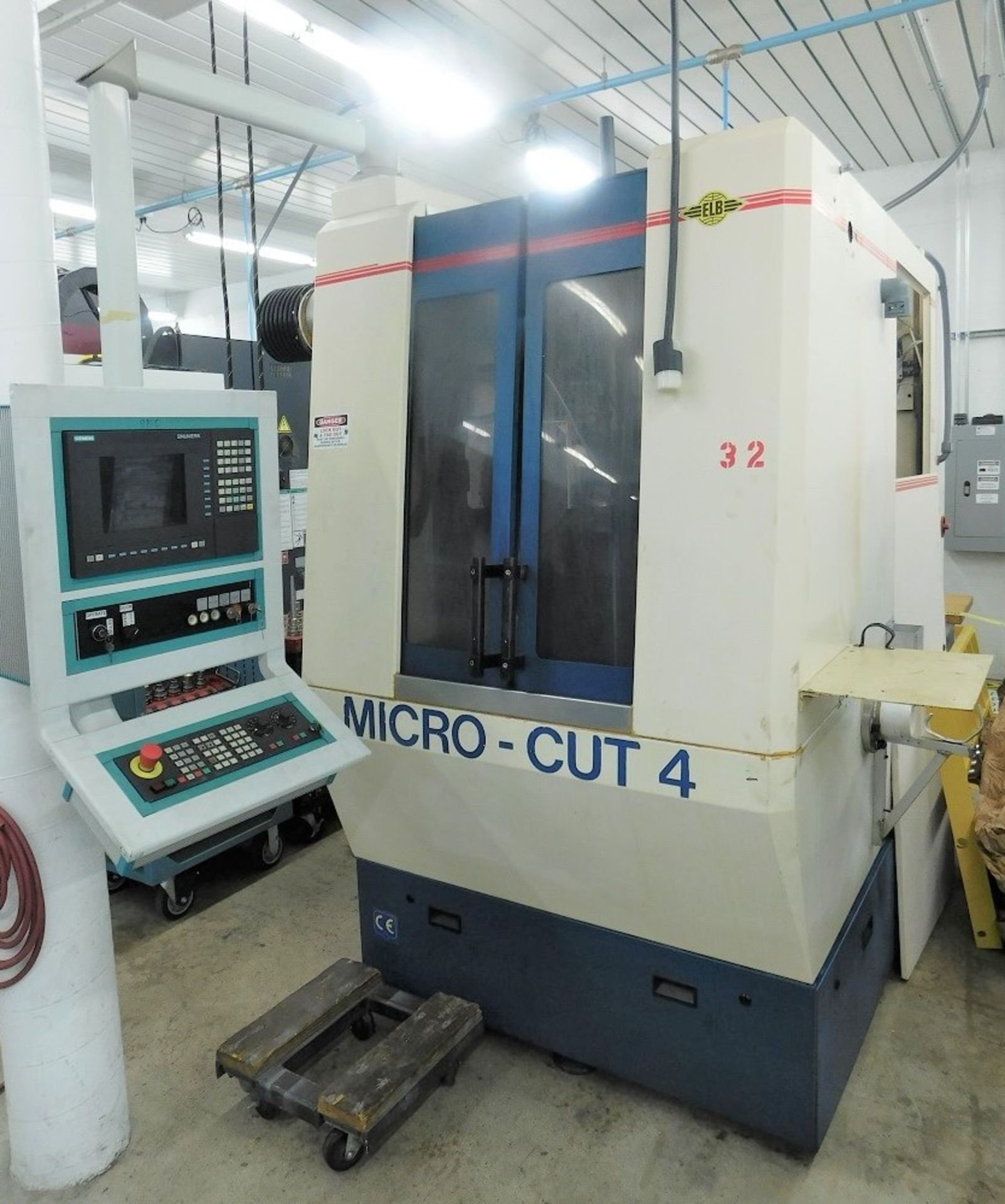 ELB MODEL MICRO-CUT 4 CNC CREEP FEED PROFILE GRINDER (2000) - (LOCATION - DEERFIELD BEACH, FL) - Image 3 of 8