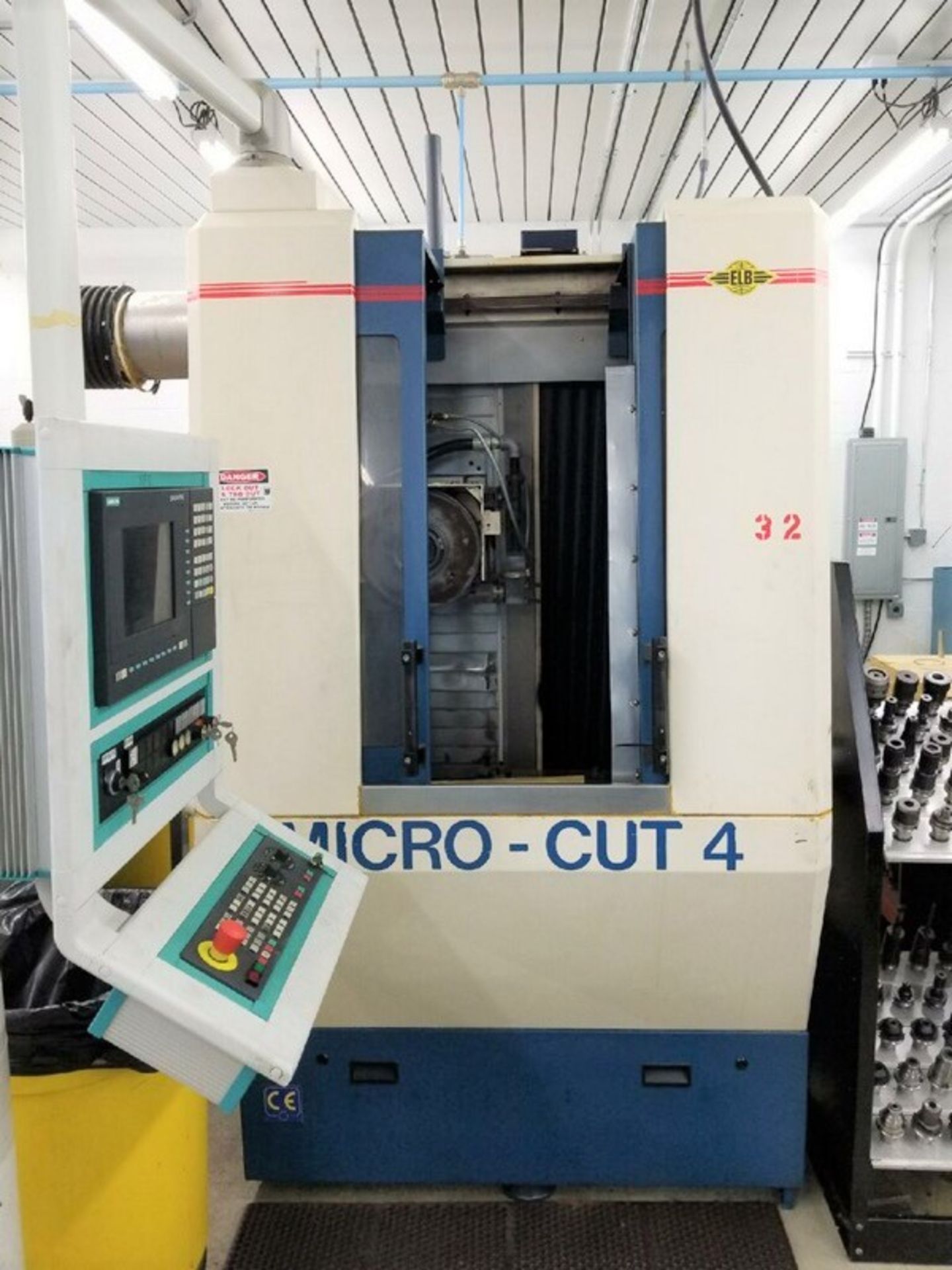 ELB MODEL MICRO-CUT 4 CNC CREEP FEED PROFILE GRINDER (2000) - (LOCATION - DEERFIELD BEACH, FL) - Image 2 of 8