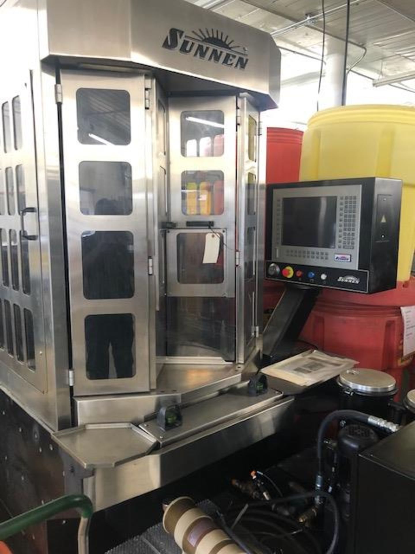 SUNNEN MODEL SV-1010 SINGLE SPINDLE VERTICAL HONING MACHINE (2011) - (LOCATION-DEERFIELD BEACH, FL)