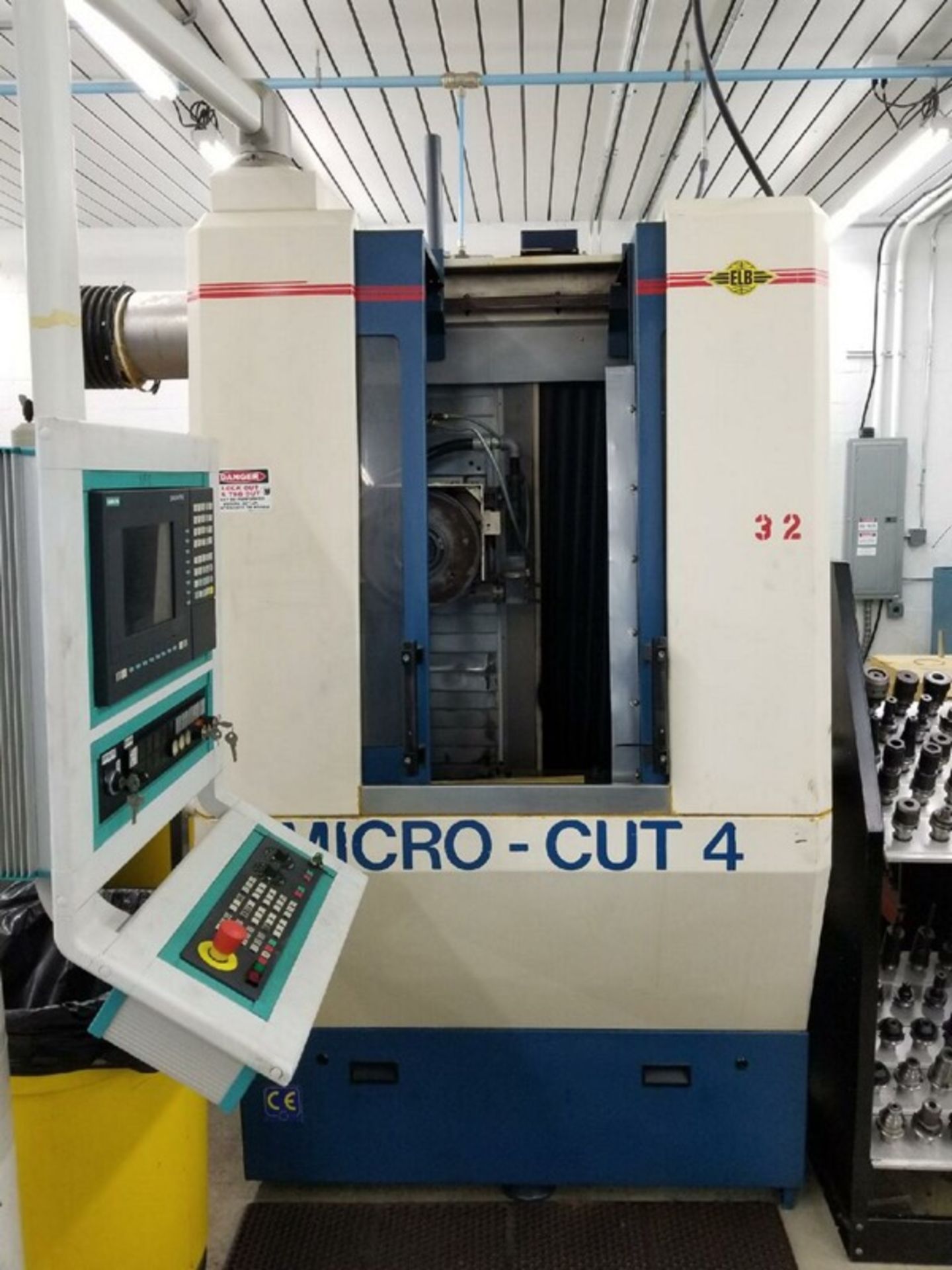 ELB MODEL MICRO-CUT 4 CNC CREEP FEED PROFILE GRINDER (2000) - (LOCATION - DEERFIELD BEACH, FL)