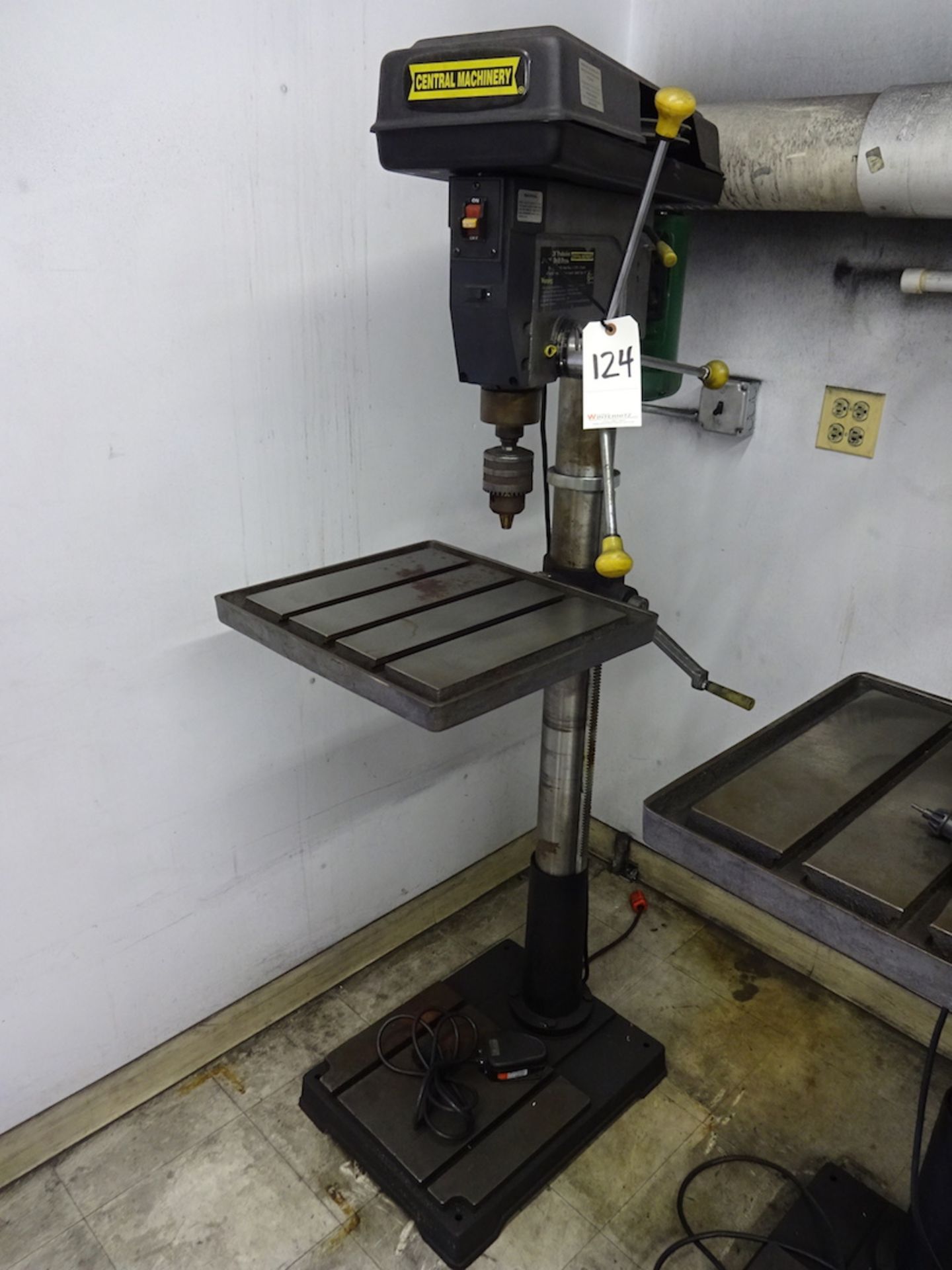 Central Machinery 20 in. Model 39955 Production Drill Press, S/N 0412080109, 16 in. x 14 in. T-