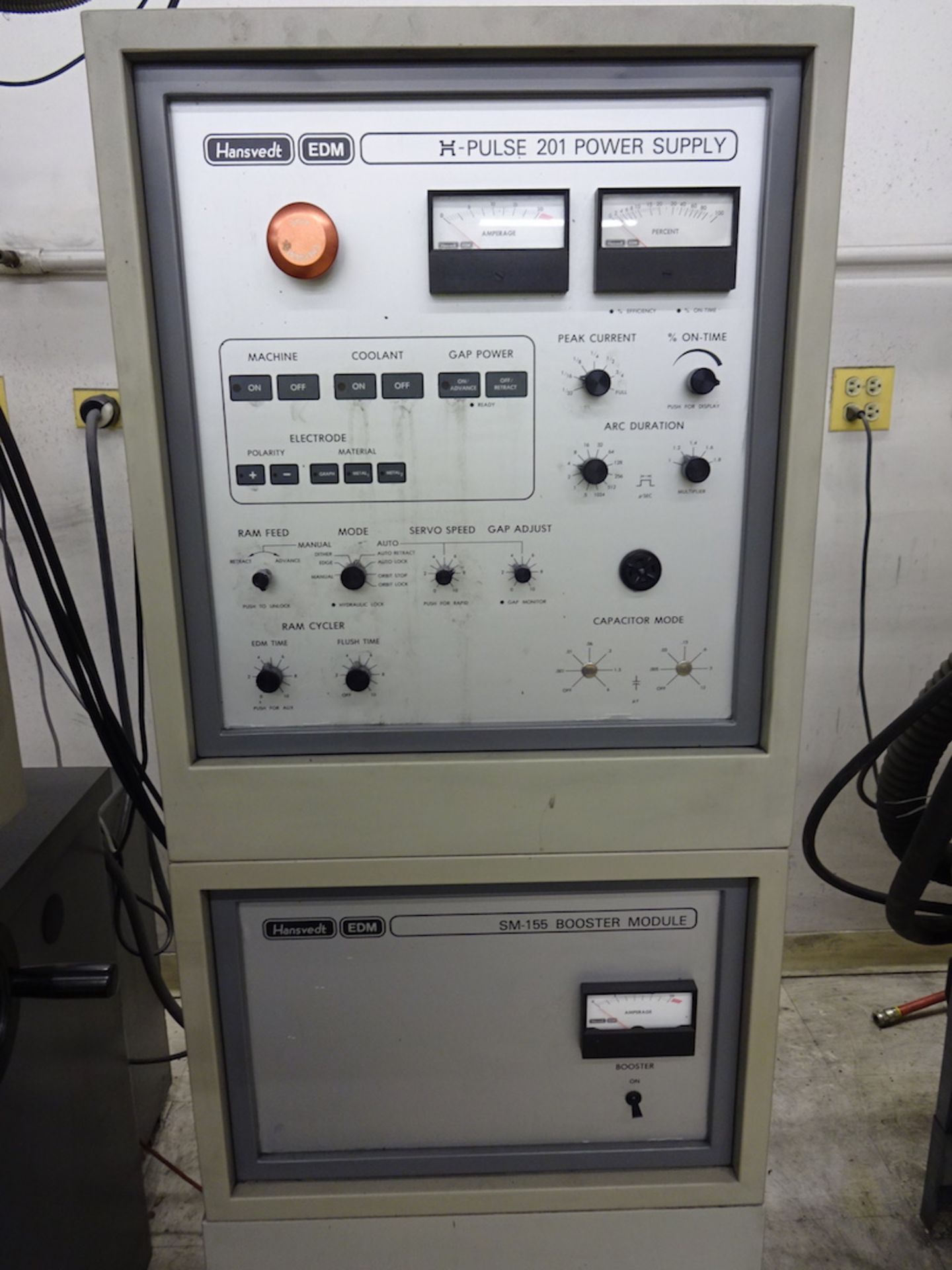 Hansvedt Model 201 EDM Machine, S/N AF17116, H-Pulse 201 Power Supply, Acu-Rite Master 3-Axis - Image 3 of 6