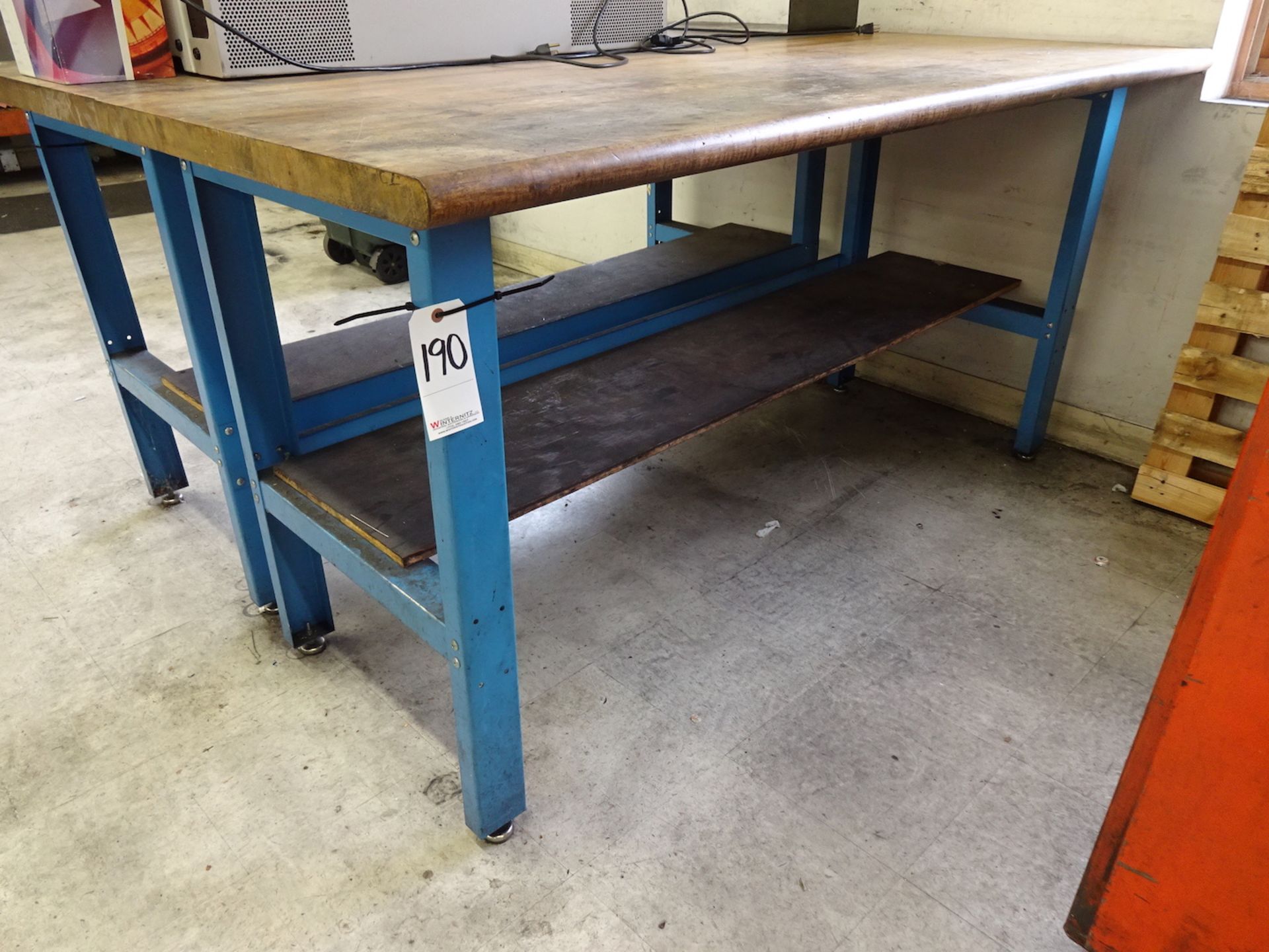 72 in. x 30 in. Wood Top Work Bench