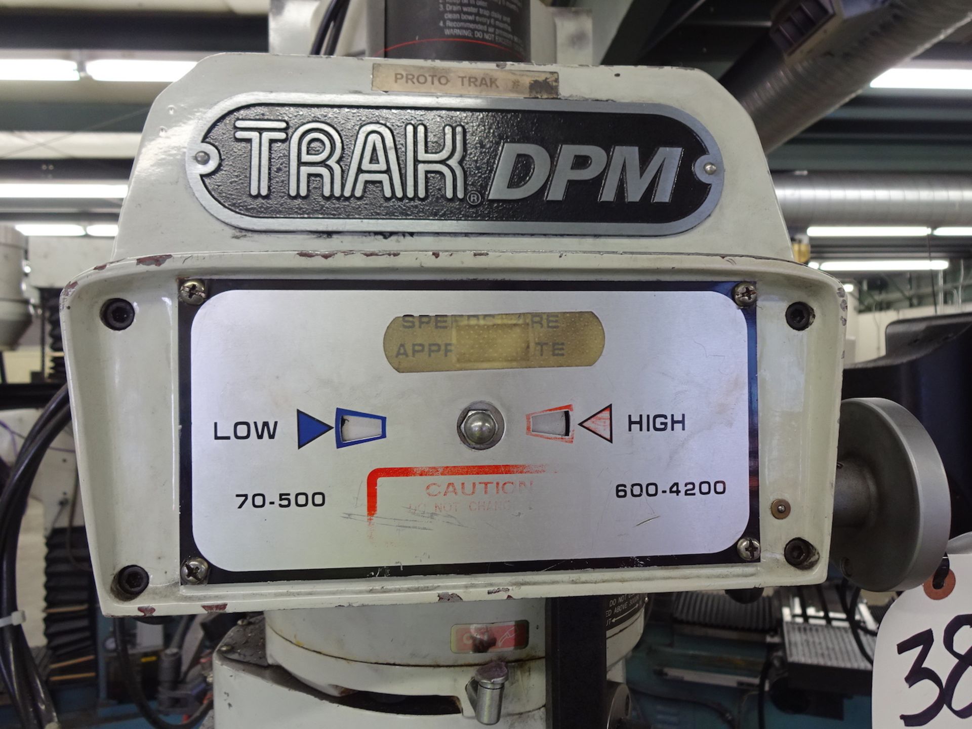 1996 Southwestern Industries (SWI) Model Trak DPM CNC Vertical Milling Machine, S/N 96-2569, Trak - Image 8 of 9
