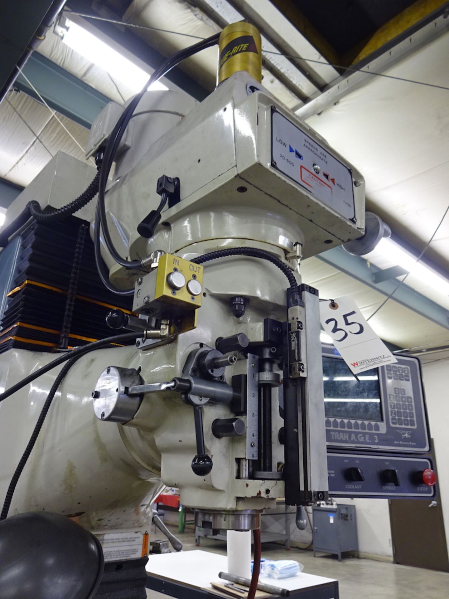 1999 Southwestern Industries (SWI) Model Trak DPM CNC Vertical Milling Machine, S/N 99-4962, Trak - Image 8 of 8