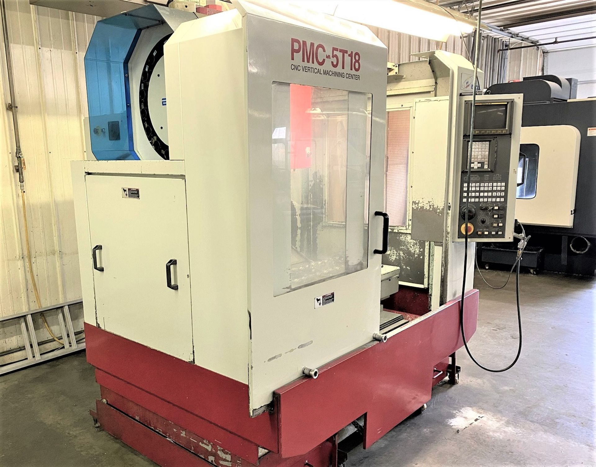 (1997) Excel Model PMC5-T18 Vertical Machining Center, S/N ES5T0587, Equipped with: Fanuc 21M CNC