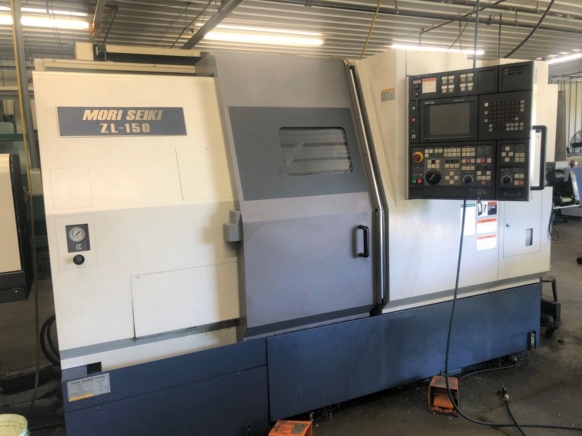 (1999) Mori Seiki Model ZL-150SMC Twin Spindle Twin Turret Live Tool CNC Lathe S/n 107. Live Holders - Image 2 of 5