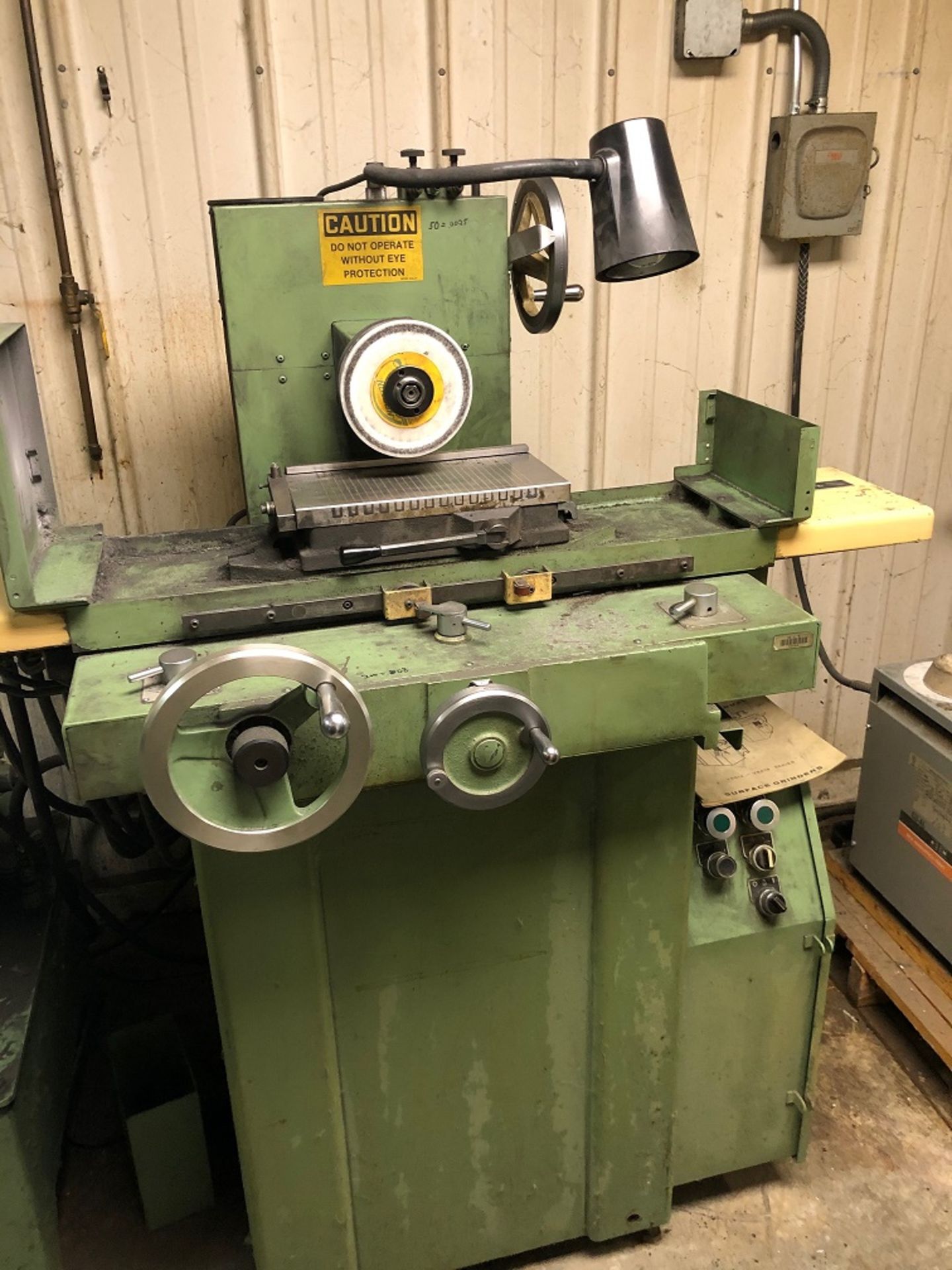 DoALL 6" x 12" Hand Feed Surface Grinder. S/n 355-80531. Equipped With Permanent Magnetic Chuck