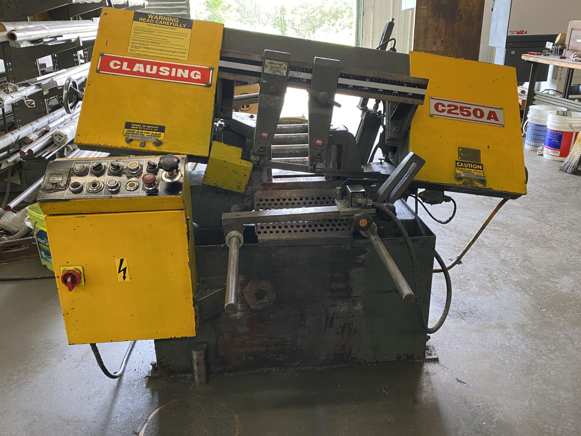 Clausing Model C250A Horizontal Band Saw - Image 3 of 3