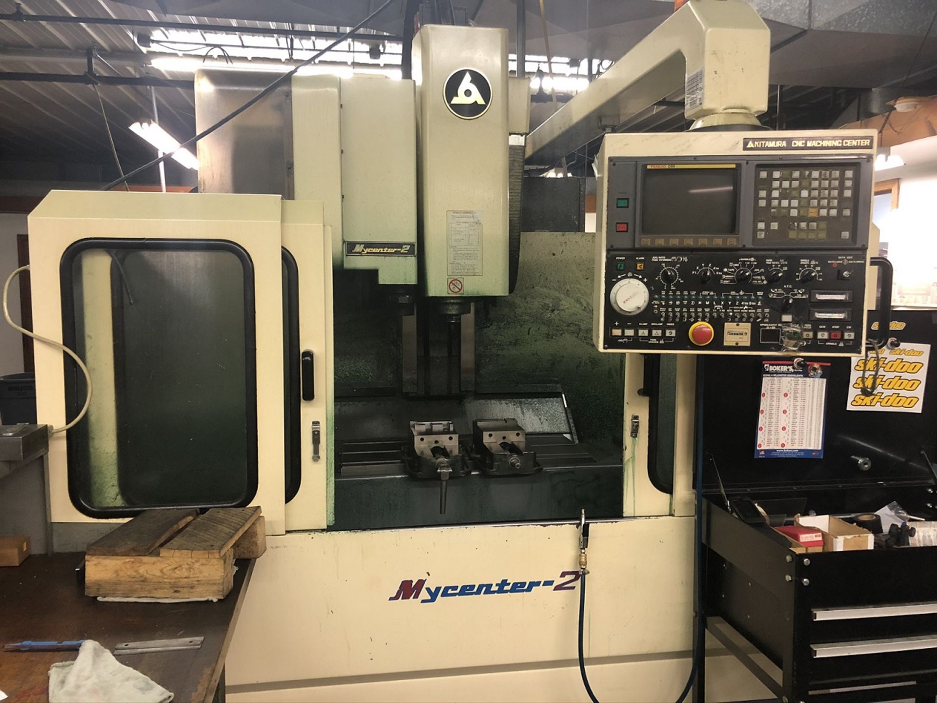 (1991) Kitamura Model MYCENTER 2 Vertical Machining Center S/n 10761 With Fanuc 0M CNC