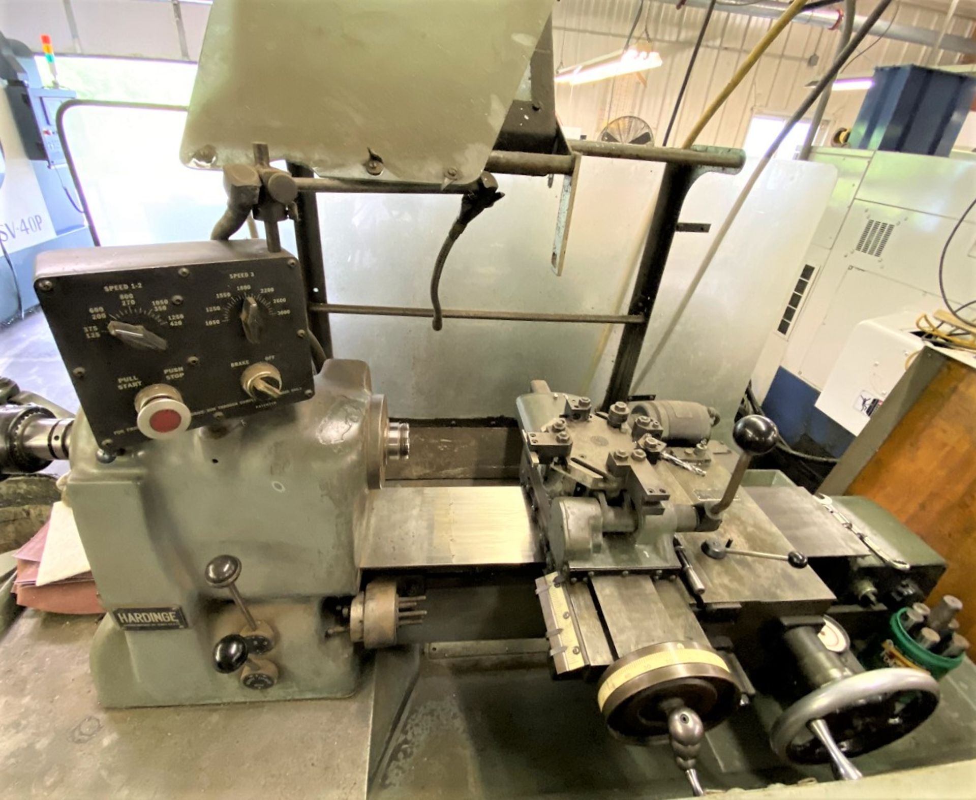 Hardinge Model DSM-59 Second Operation Precision Lathe S/n #DV-59-11879, Equipped W/ Collet Closure - Image 4 of 4