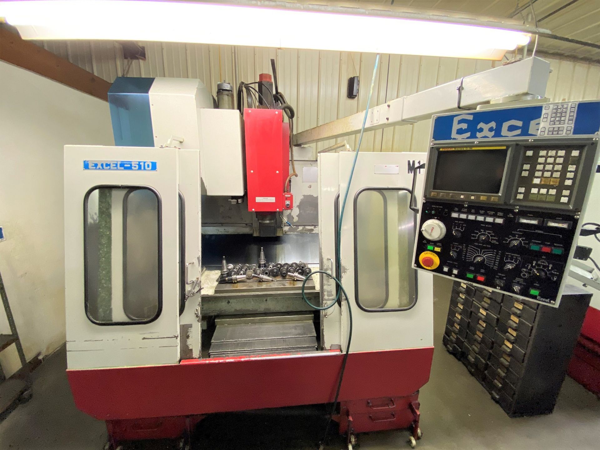 (1997) Excel Model 510 Excel Model 510 Vertical Machining Center S/n ES508237, Eq With Fanuc 0iM CNC - Image 3 of 6